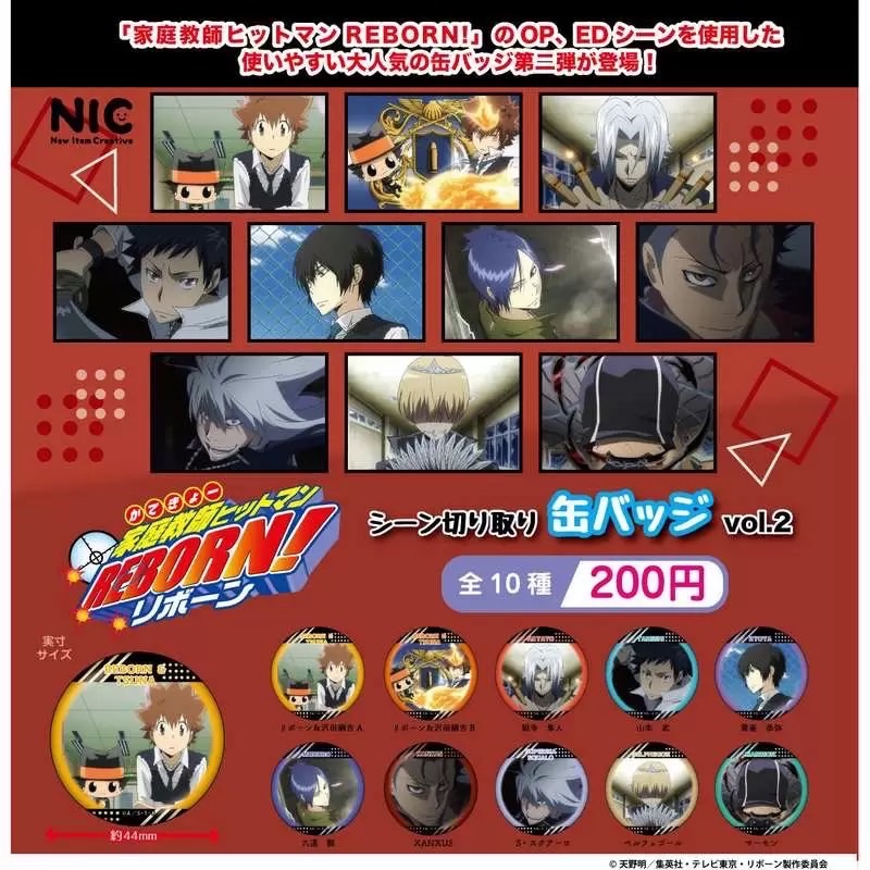 家教 扭蛋徽章vol.2確認款 無蛋殼有蛋紙