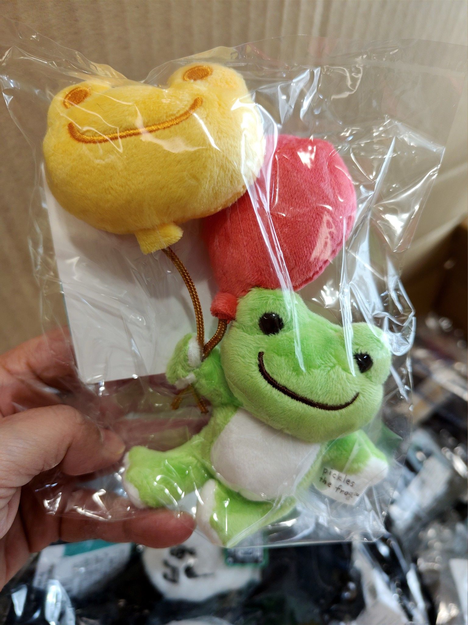 pickles the frog青蛙 泡菜蛙彩色氣球吊飾