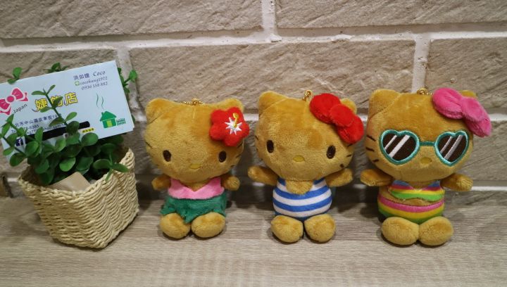 Sanrio日焼KITTY夏威夷風吊飾