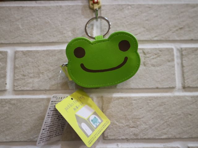 pickles the frog 青蛙頭型鑰匙圈零錢包（安全系列）
