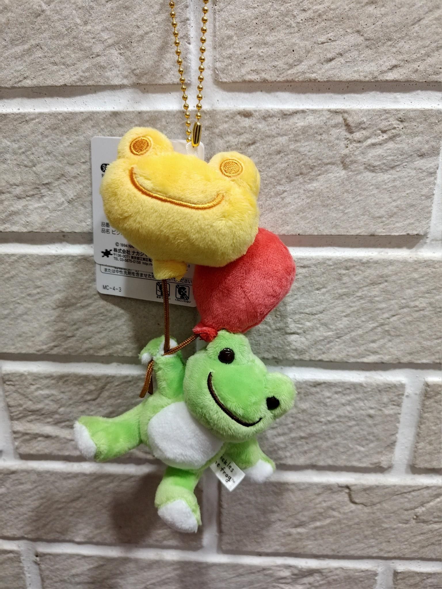 pickles the frog青蛙 泡菜蛙彩色氣球吊飾