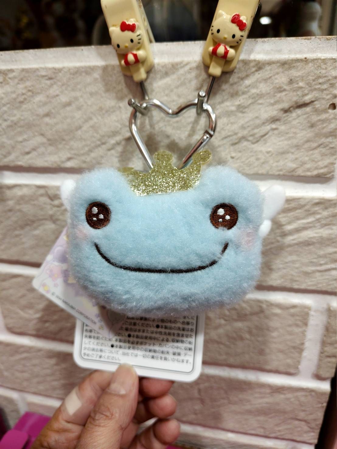 pickles the frog夢幻泡菜蛙迷你臉型收納小包 吊飾