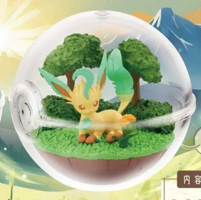 Re-ment盒玩 葉伊布/瑪力露麗 東京車站寶可夢中心購入 點左邊圖片有詳細描述