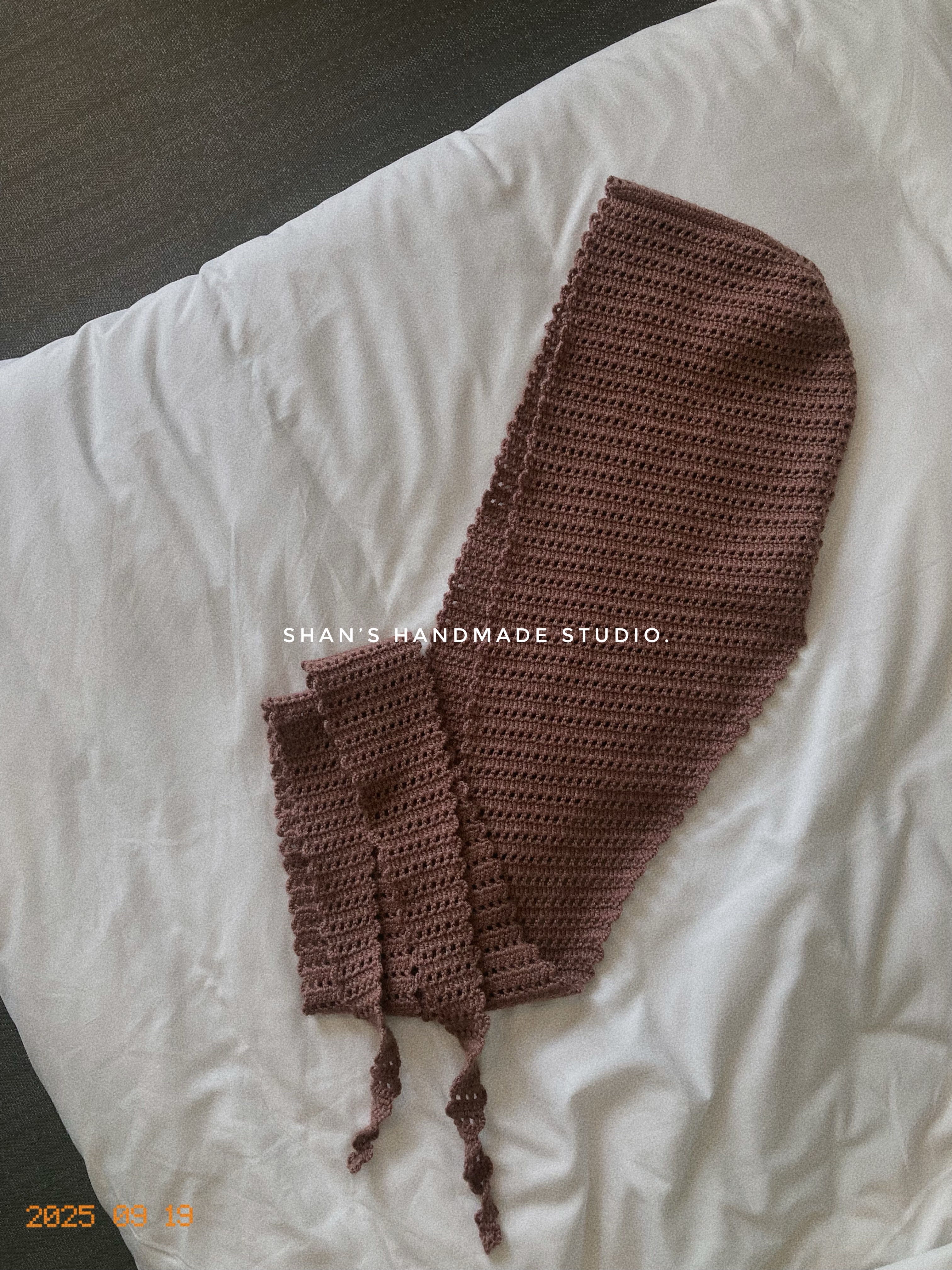 《純羊毛連帽圍巾材料包》線材2/7/9/17號缺貨