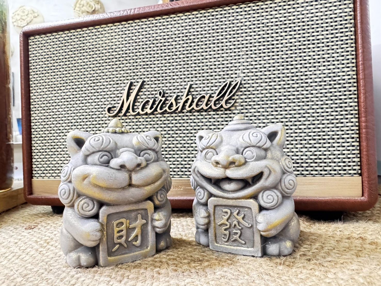 發財獅雙寶擺飾/擴香石＜預購＞