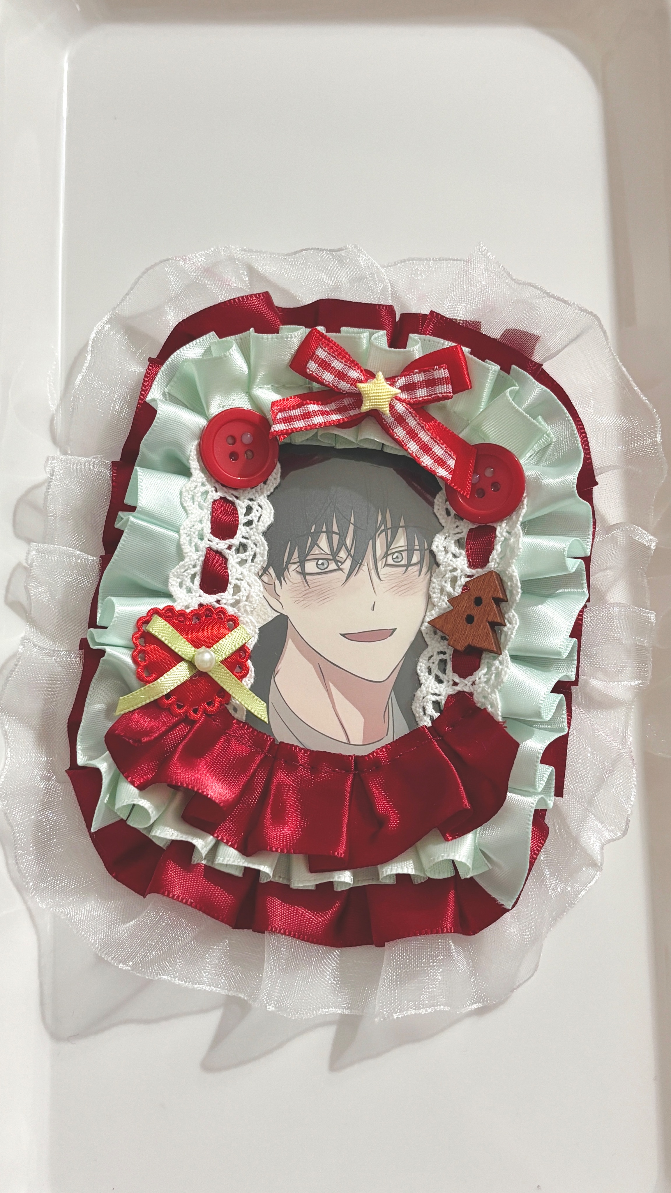 紅色系蕾絲卡套