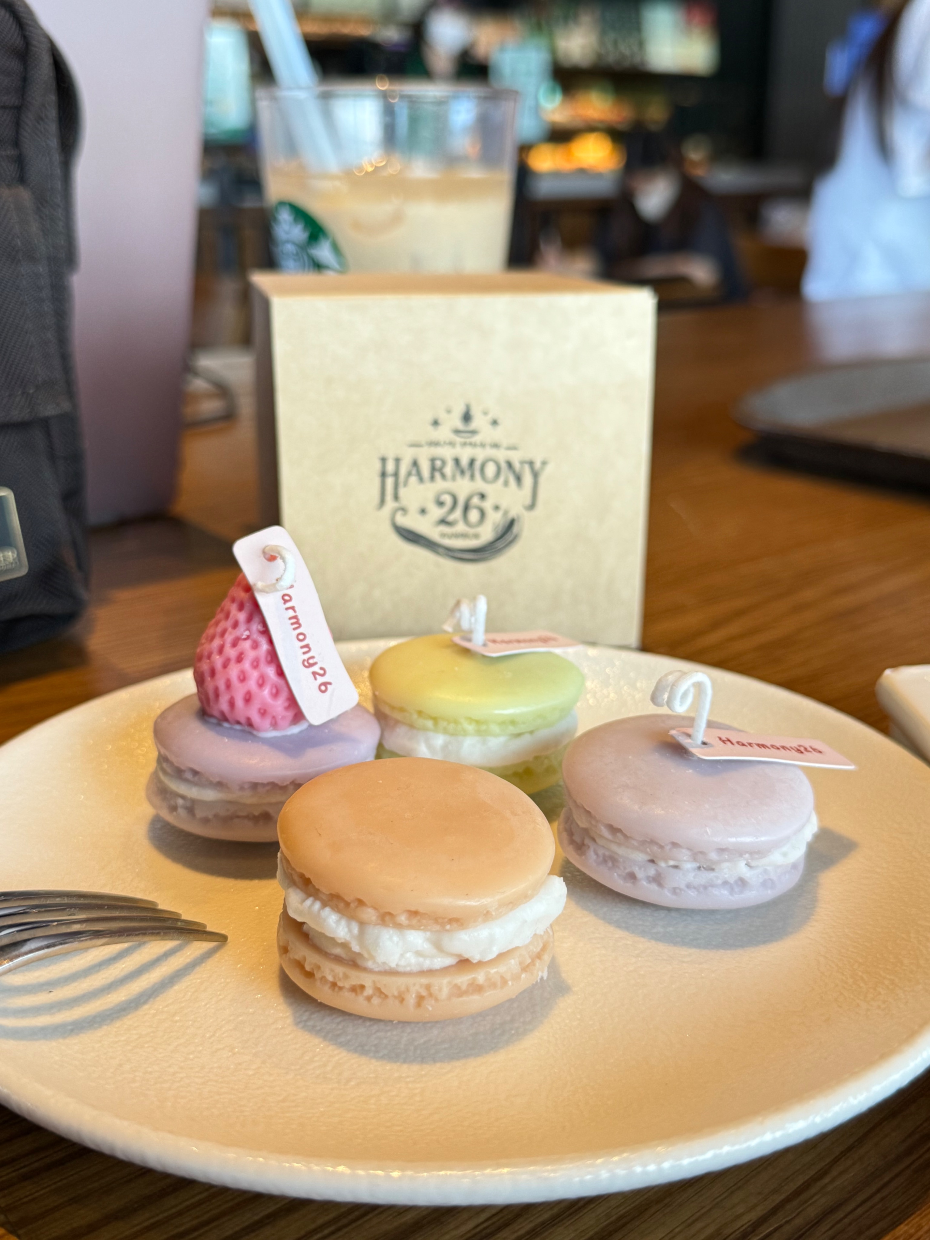 Harmony26 ꔛ 馬卡龍造型香氛蠟燭・手工製作｜婚禮小物・生日禮・日常療癒♥ℒᵒᵛᵉᵧₒᵤ♥