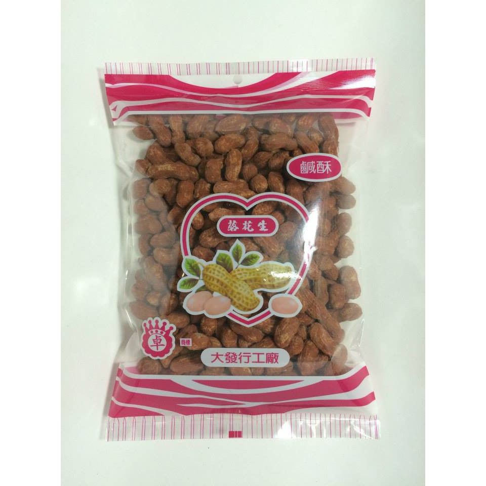 大發瓜子行  紅土花生  500g裝 五台斤
