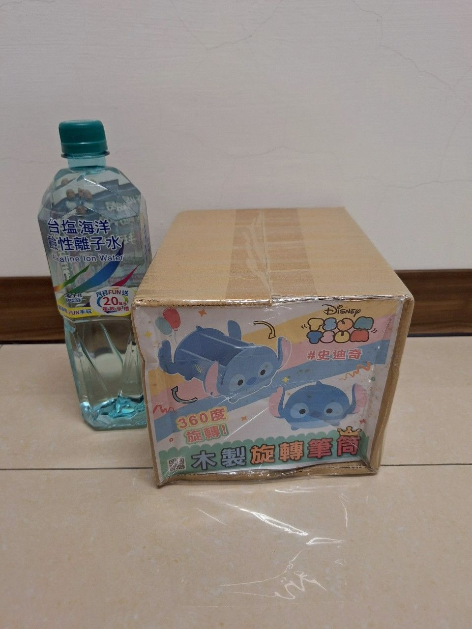 史迪奇木製旋轉筆筒