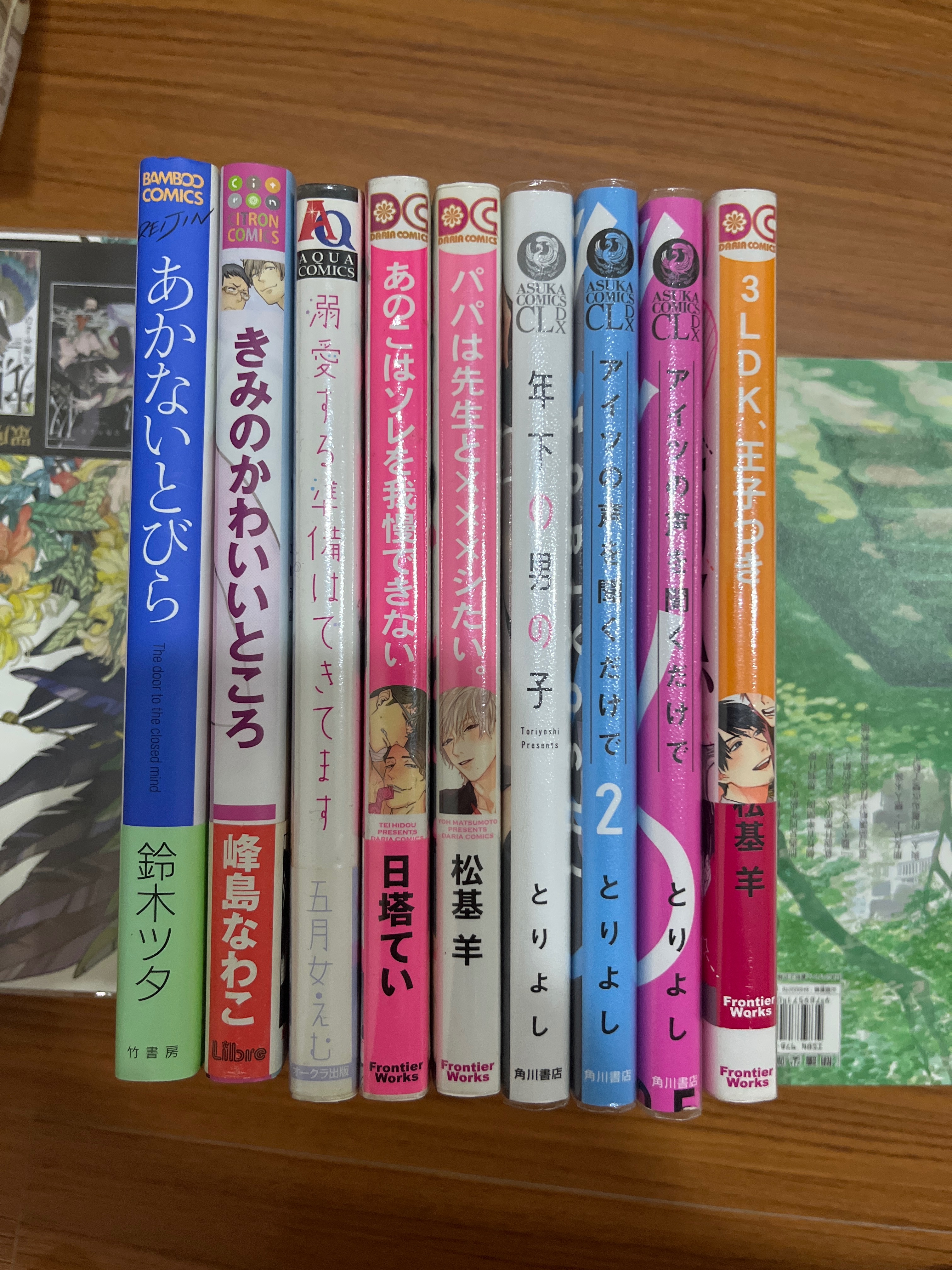 日文漫畫一本$40
