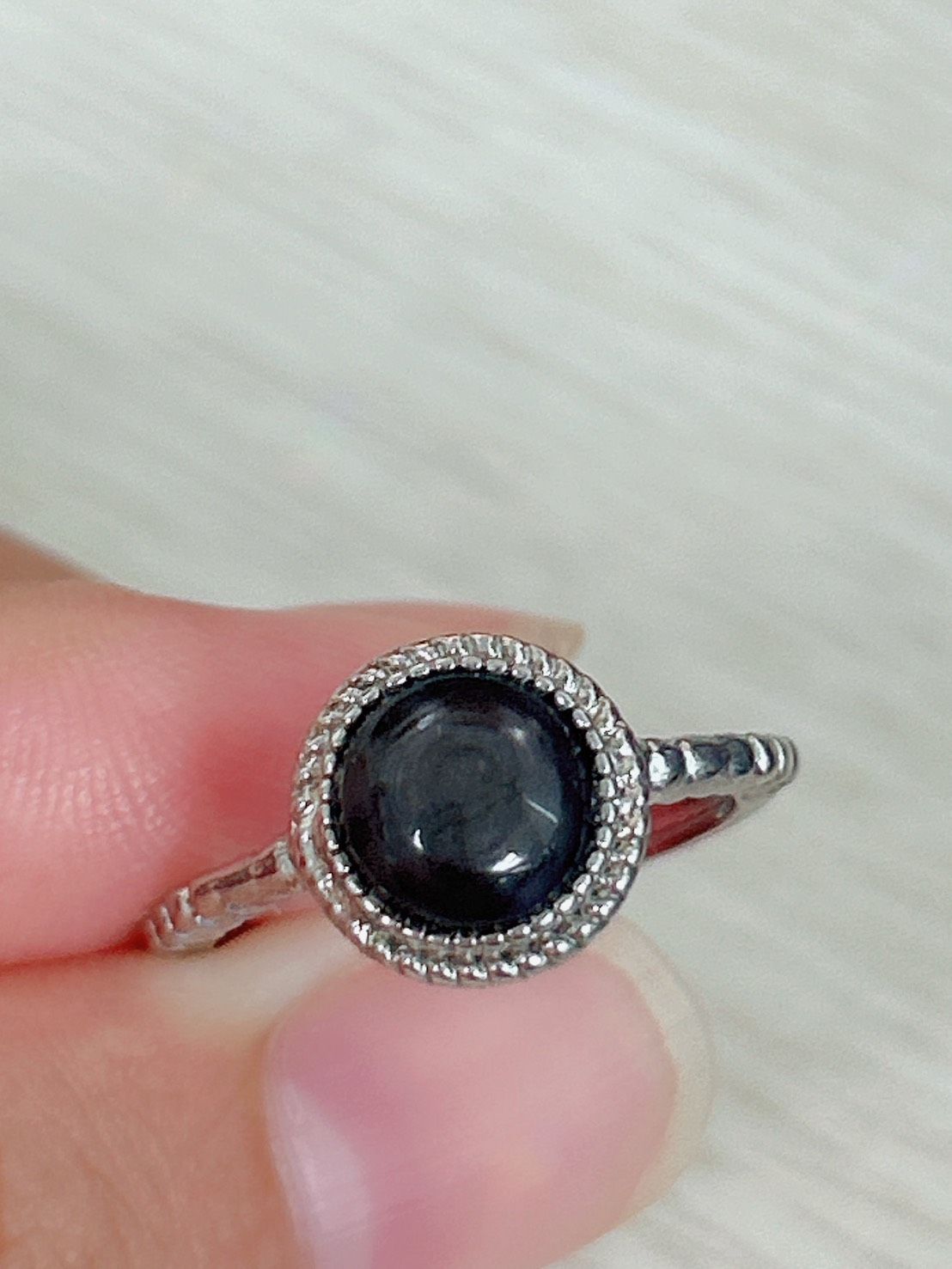 鎏光之印・金運石戒指