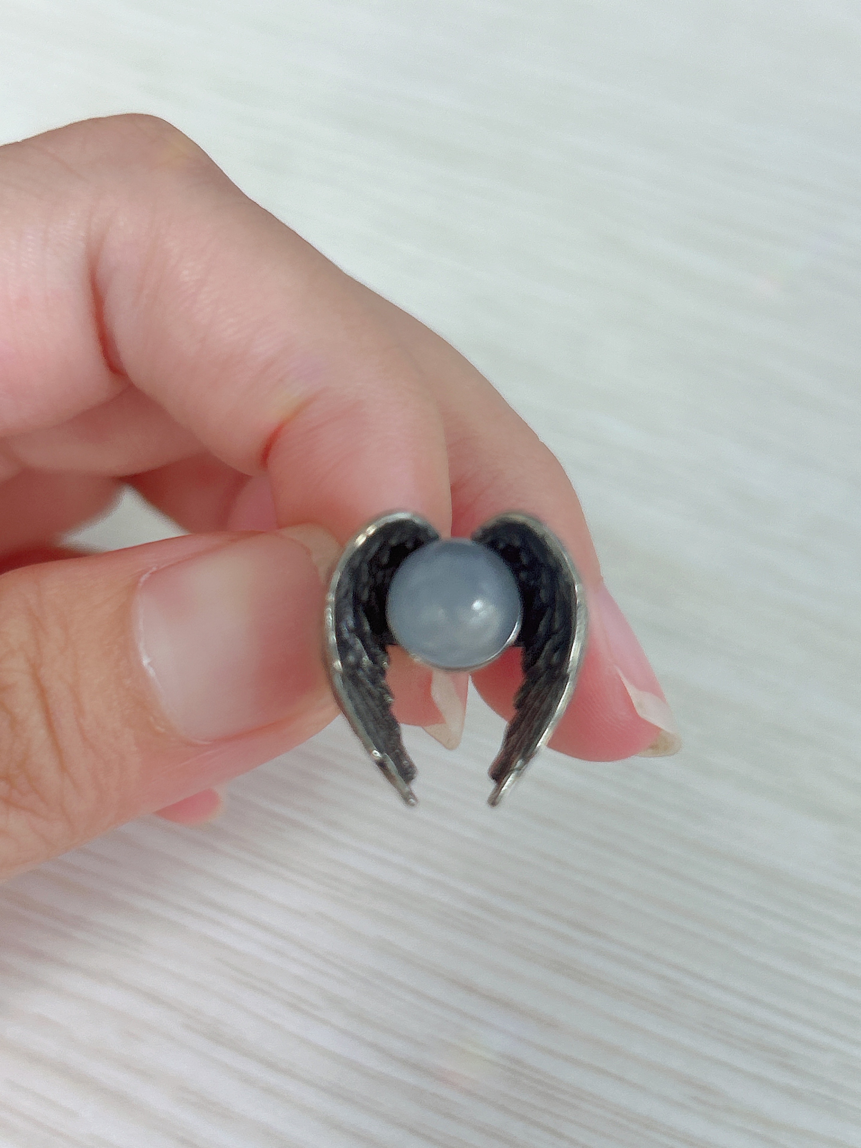 銀翼之守・海藍寶戒指