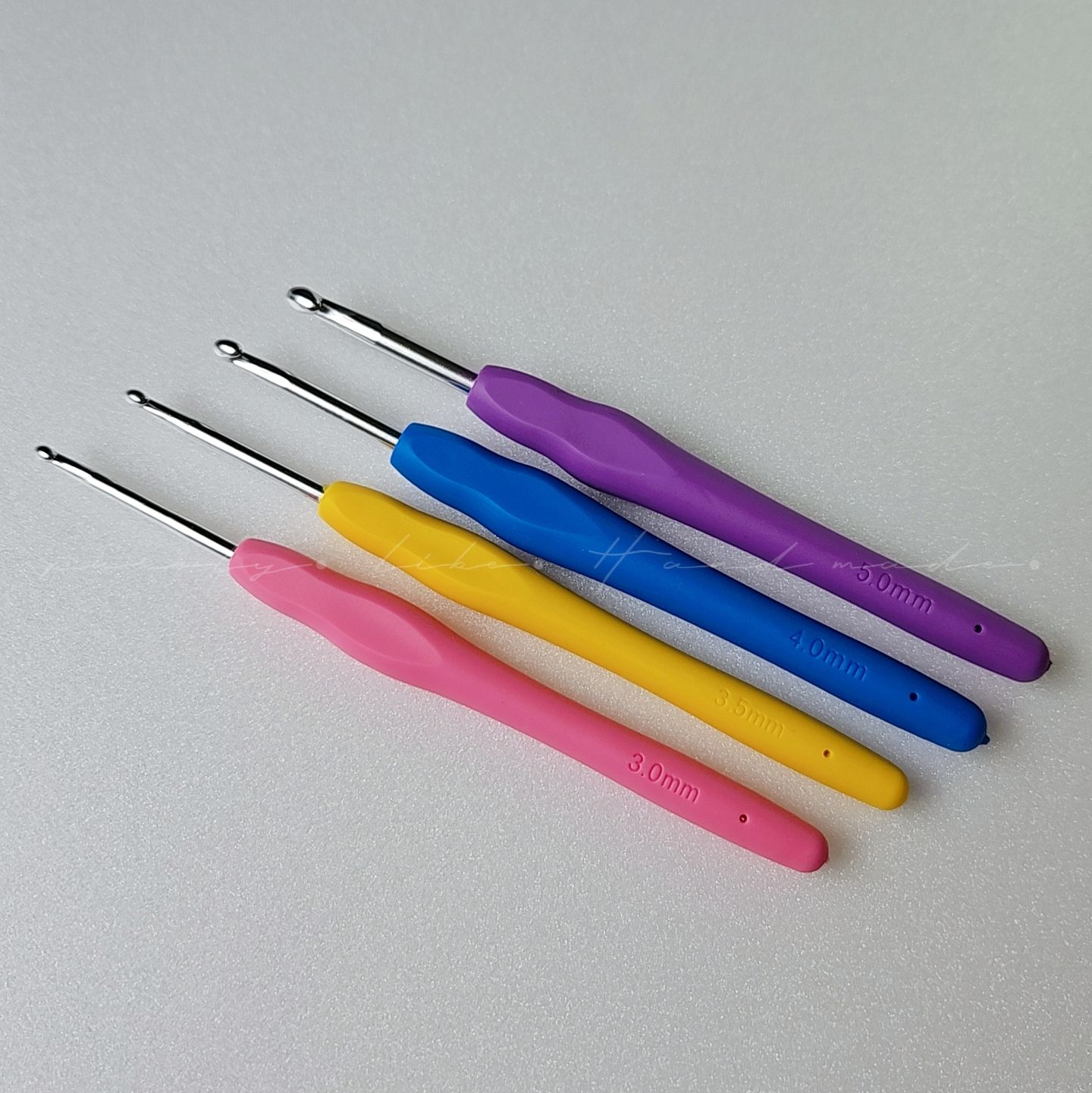 彩虹軟柄鉤針/果凍巨大鉤針