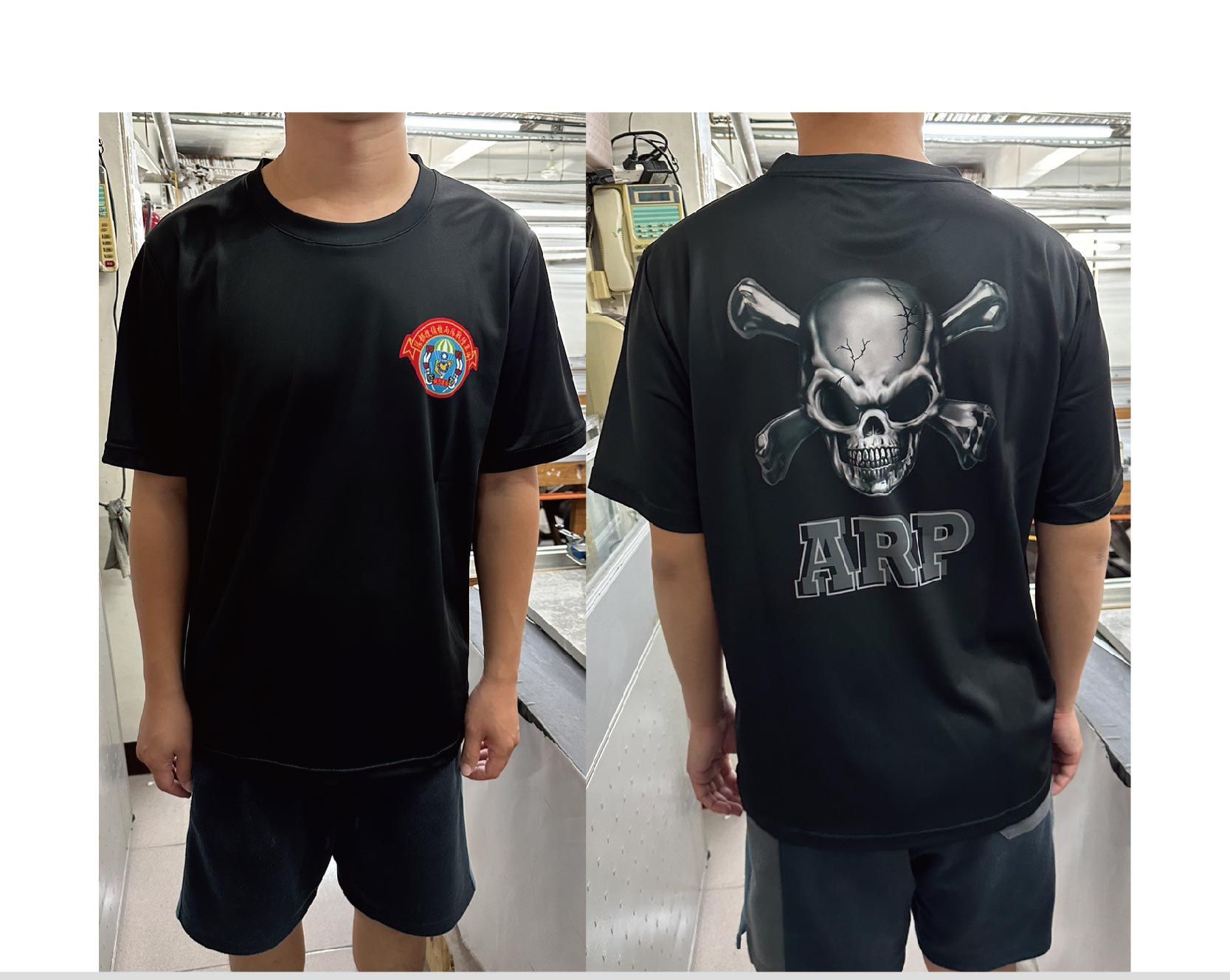 MIT 3D骷髏 兩棲偵搜部隊 昇華 排汗衫 XS-5XL│排汗 透氣 速乾