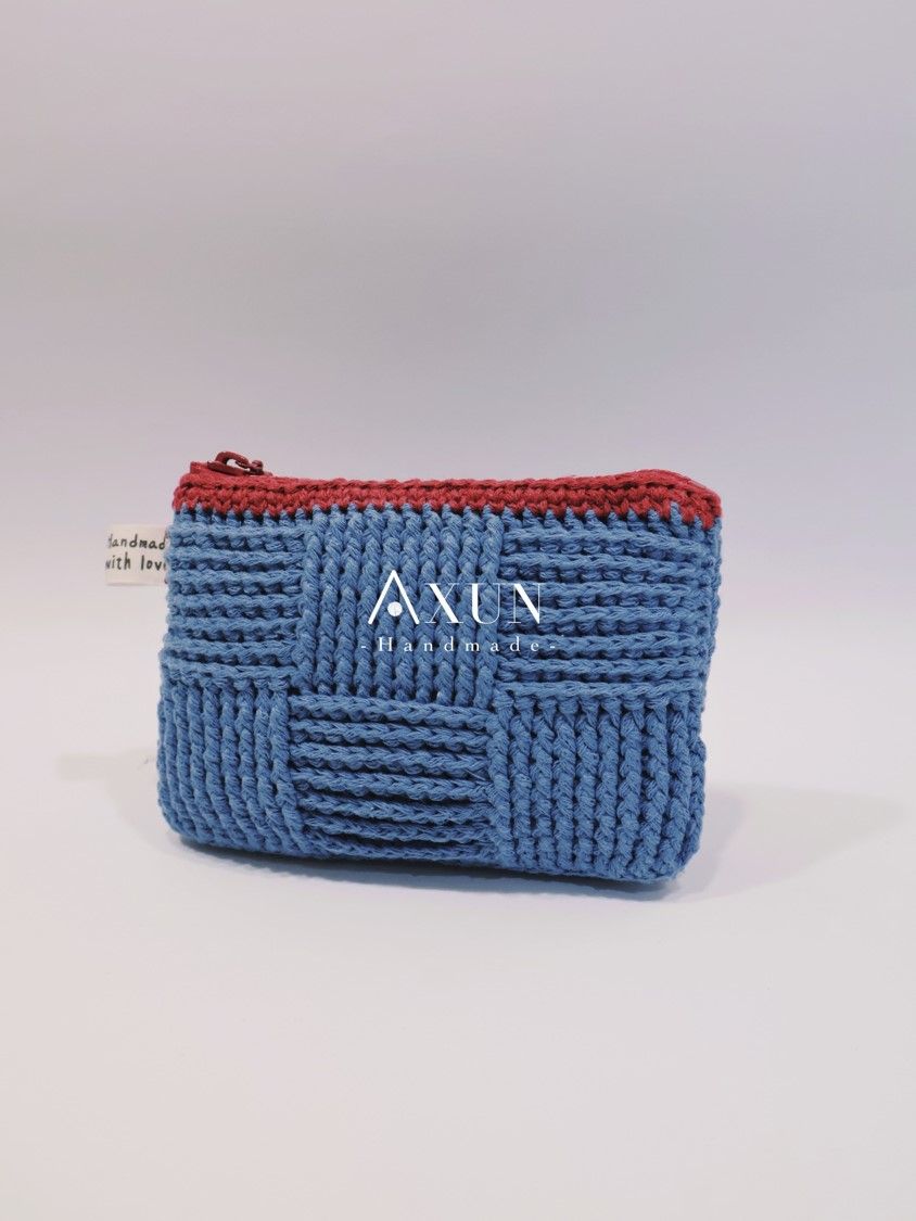 兩用棋盤格小包