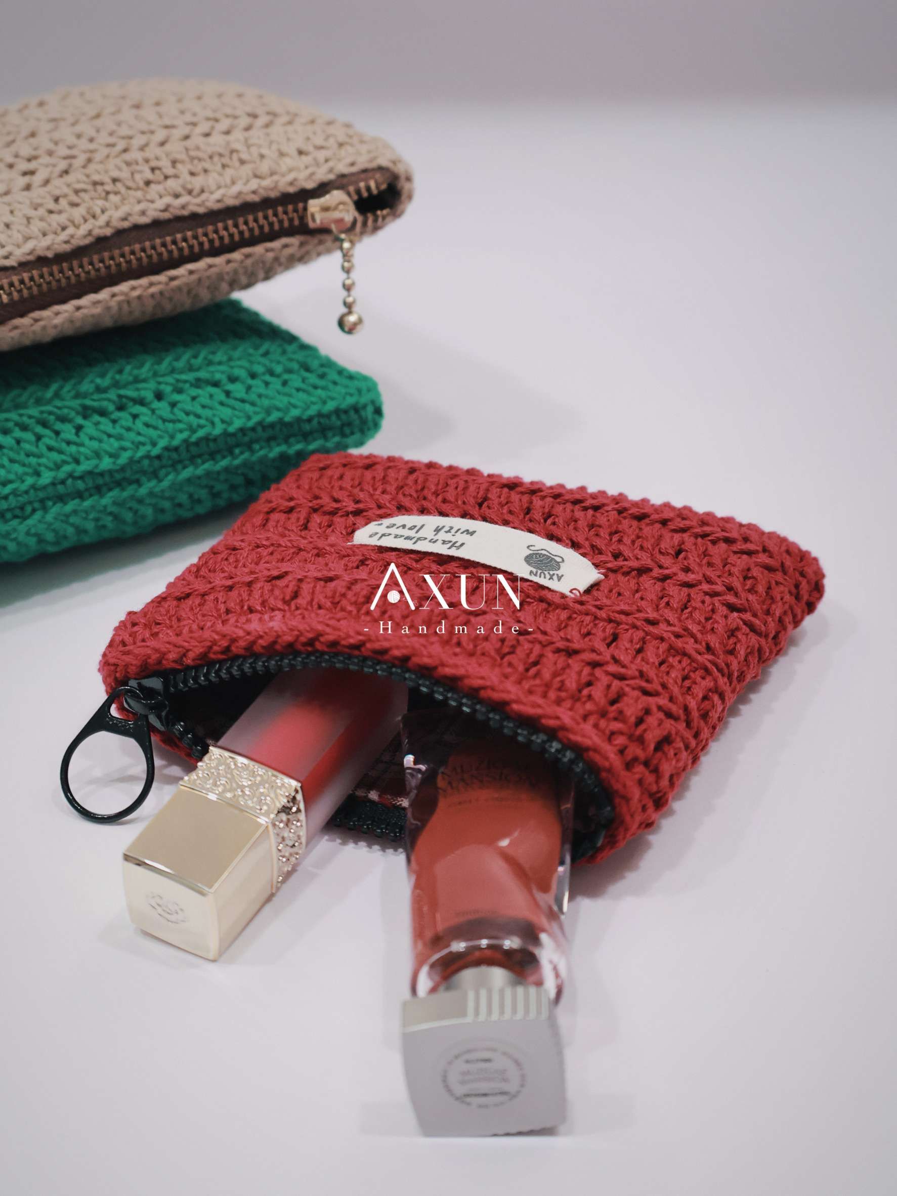 魚骨紋餅乾兩用包