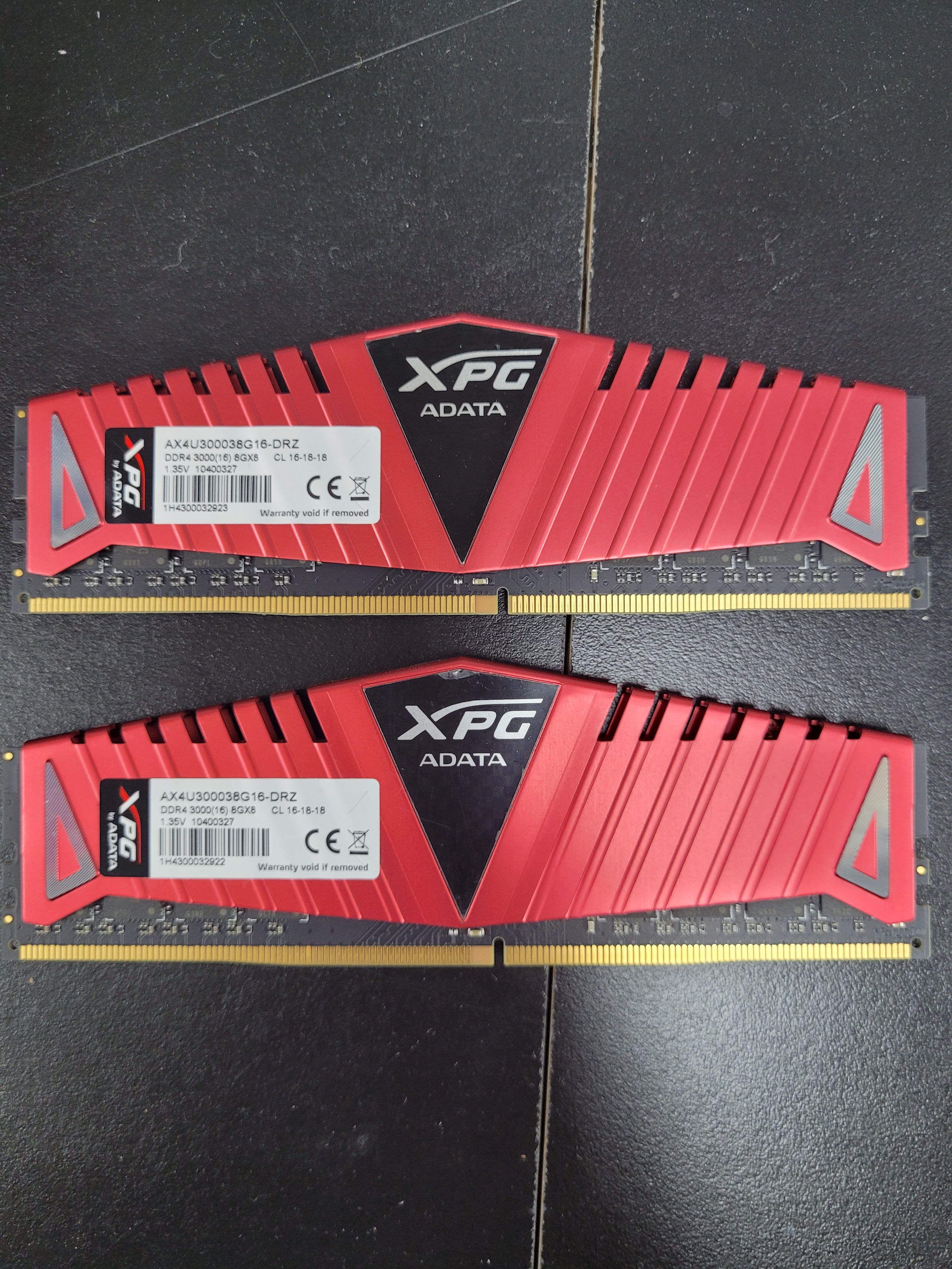 XPG DDR4 3000 8G*2