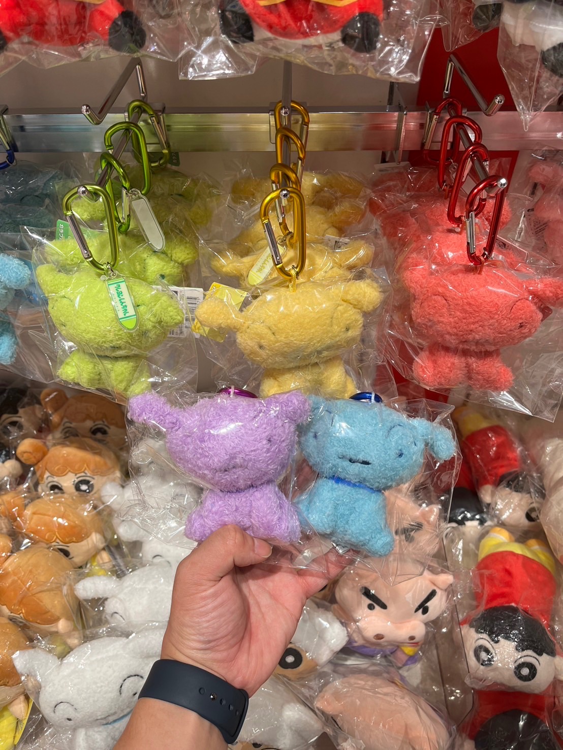 🧸【日本限定・毛絨絨彩色小白吊飾】🧸