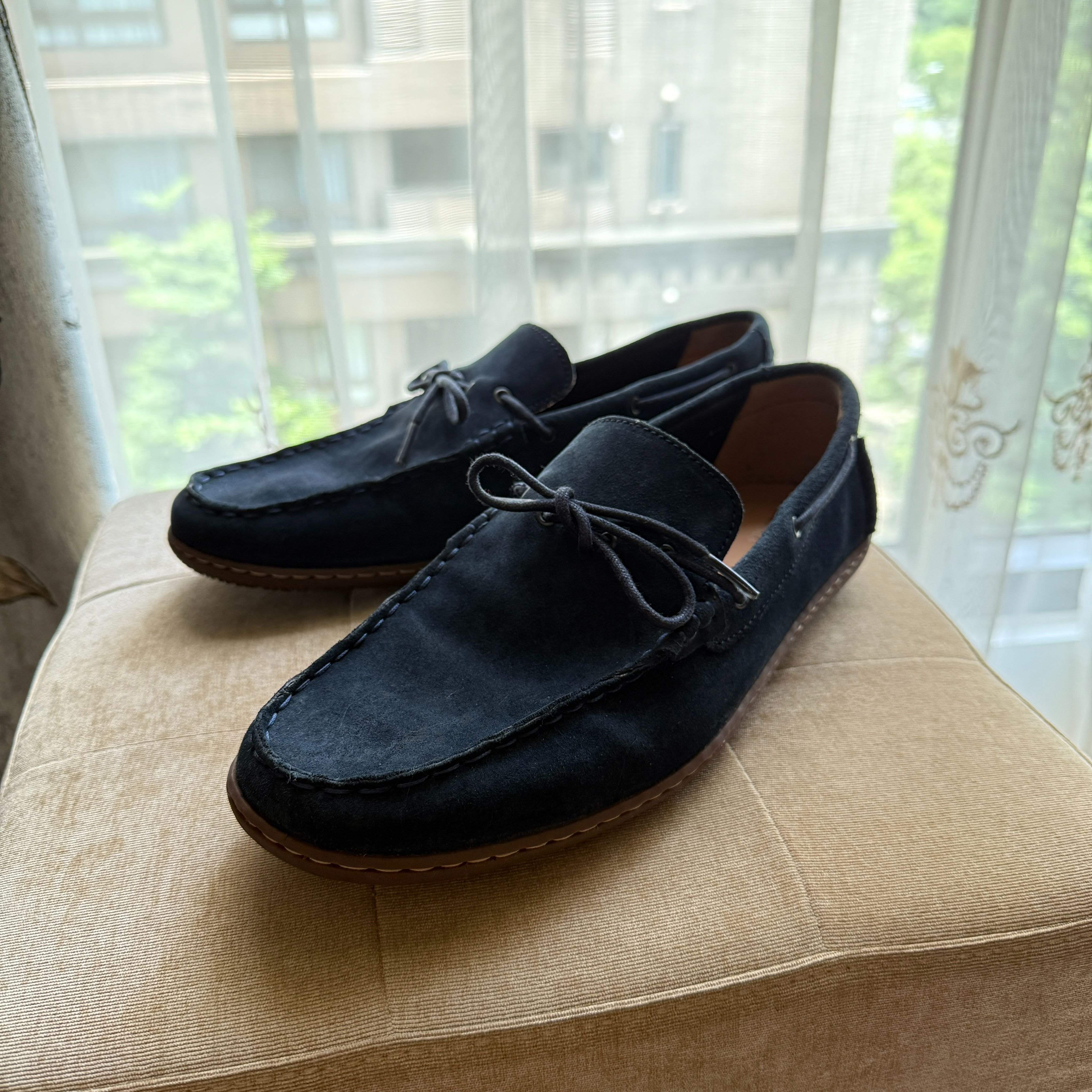 Clarks 樂福鞋 深藍色 麂皮