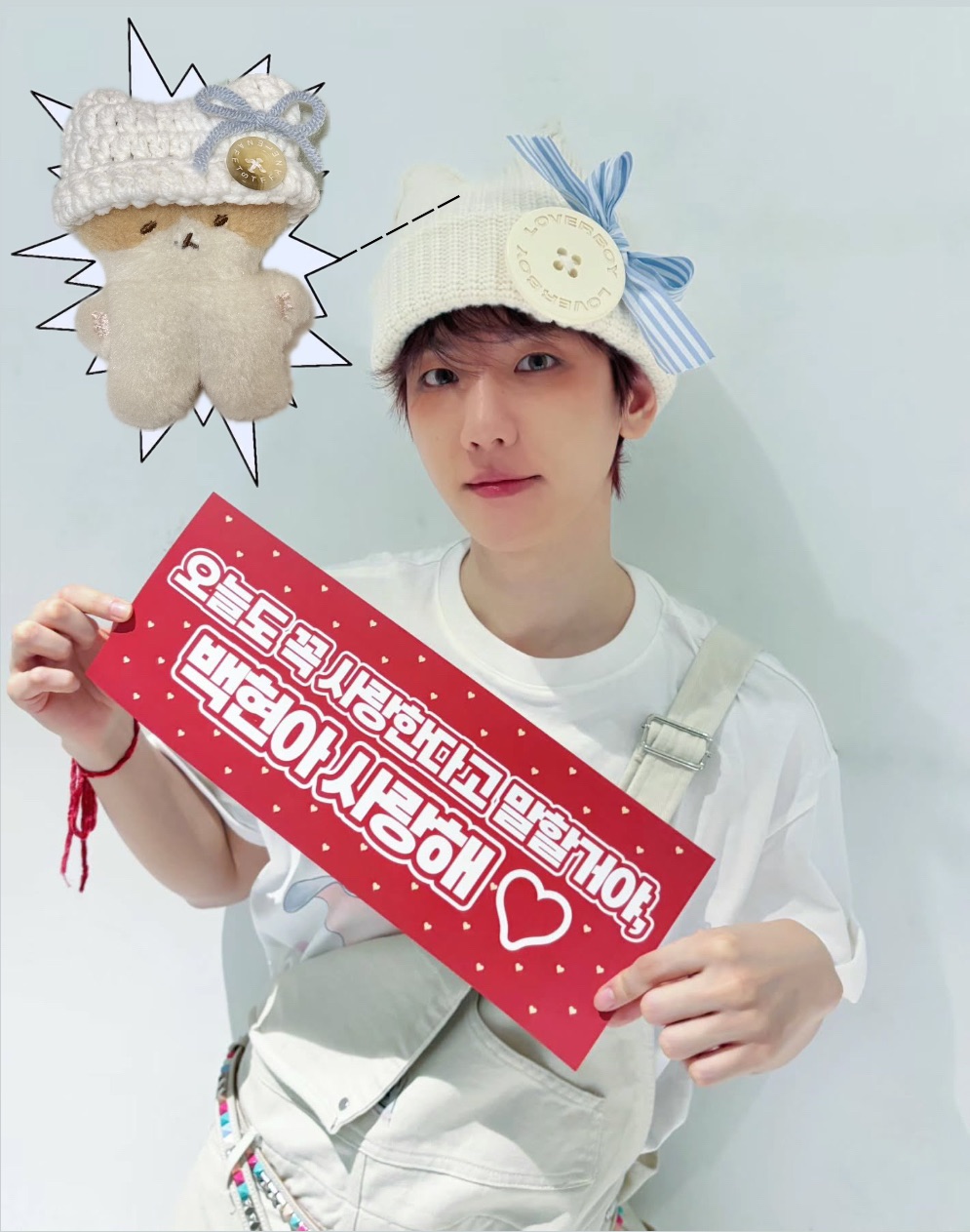 安可場貓耳鈕扣帽