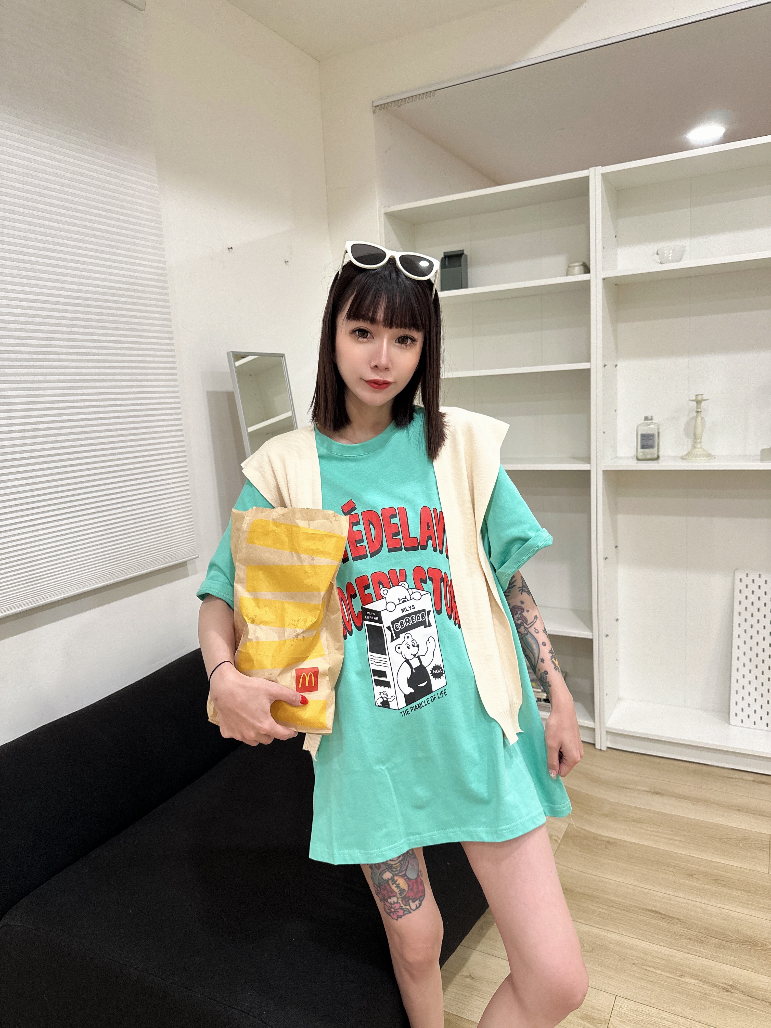 超可愛熊熊住在盒子裡棉T