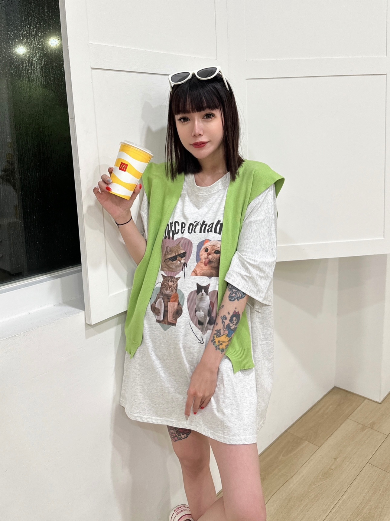 有夠QQ的四格貓貓大T