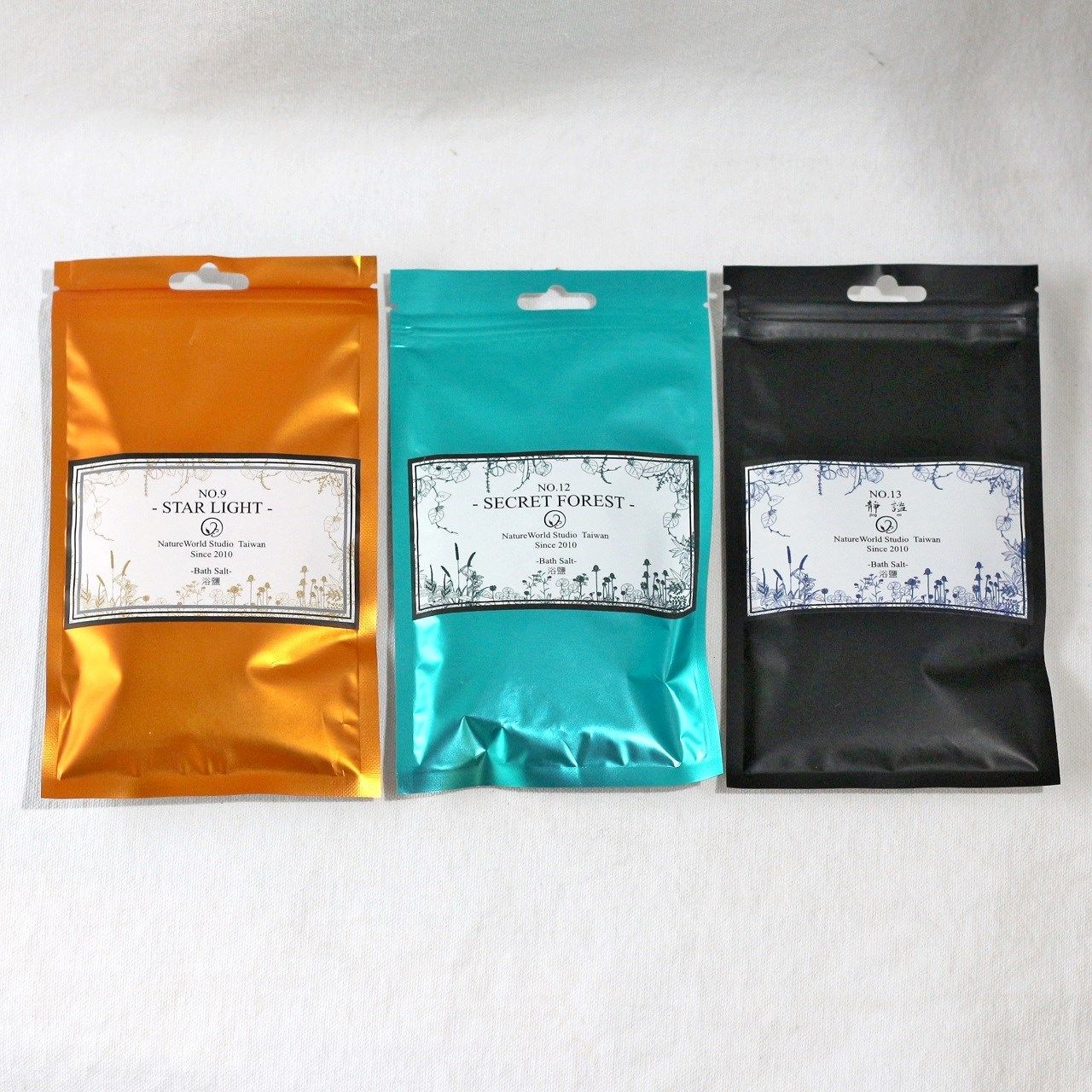 原生態 NatureWorld｜天然精油紓壓沐浴鹽 70g 隨身包