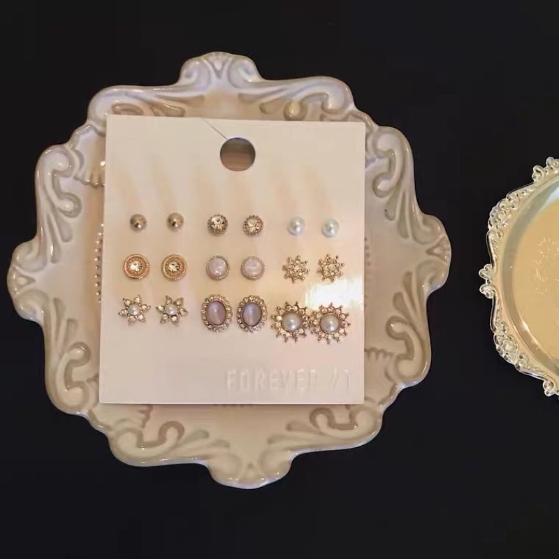 𝚃𝚑𝚎𝚚𝚞𝚎𝚎𝚗𝚊｜🕯巴洛克式珍珠典雅耳環⋯🌺🌺