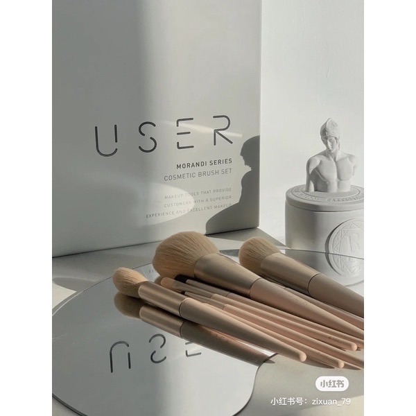 ☁️USER莫藍迪系列12入化妝刷假日系列化妝刷高光刷眼影刷