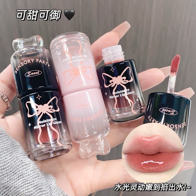 🎀🫧清透水光感⋯感官派對蝶漾柔蜜水光唇釉︎︎⟡.·𝗗𝘂𝗮𝗻𝗴大冰桶唇釉⛓️