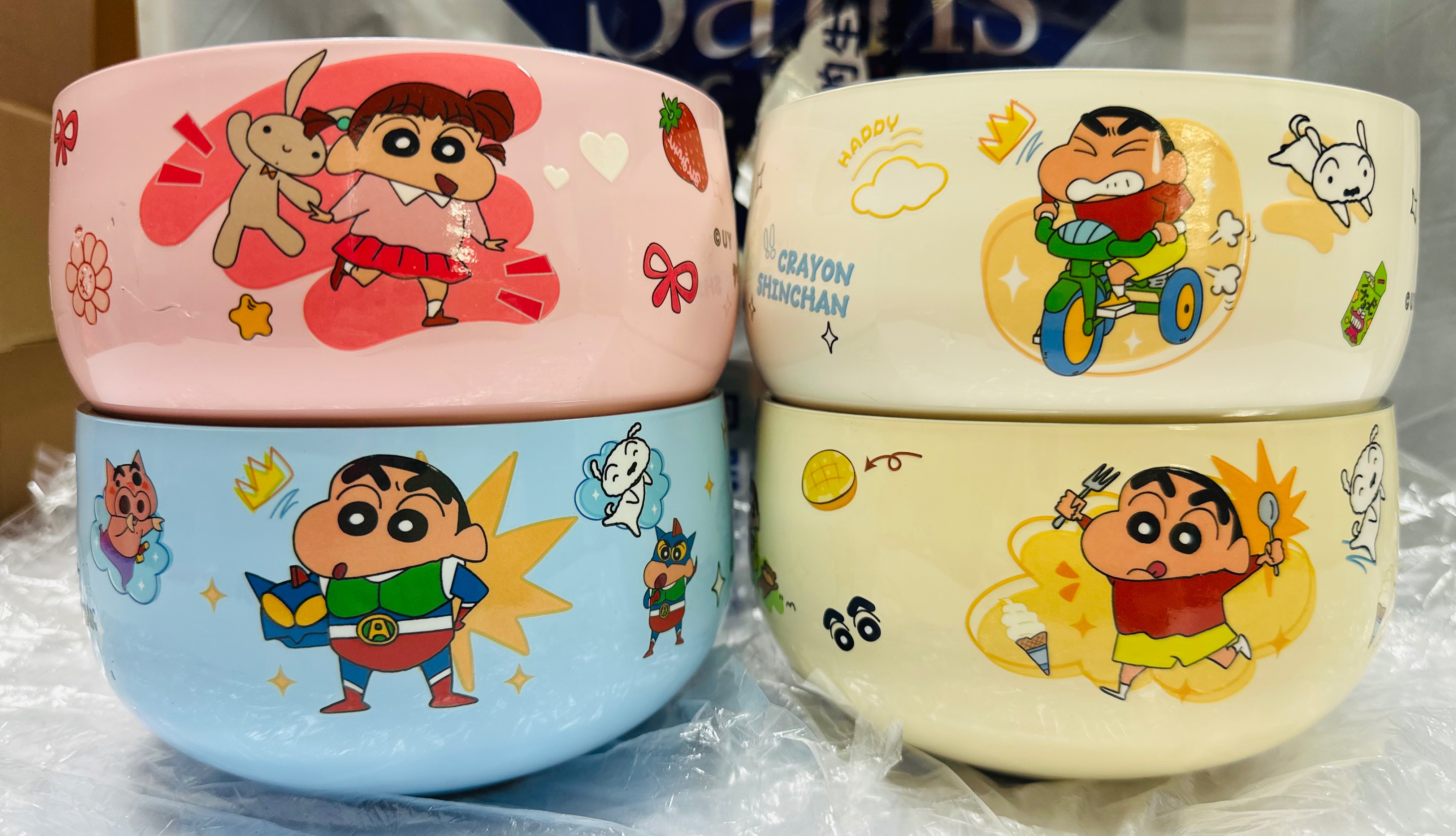 🌟蠟筆小新正版聯名不鏽鋼飯碗🌟316L不鏽鋼