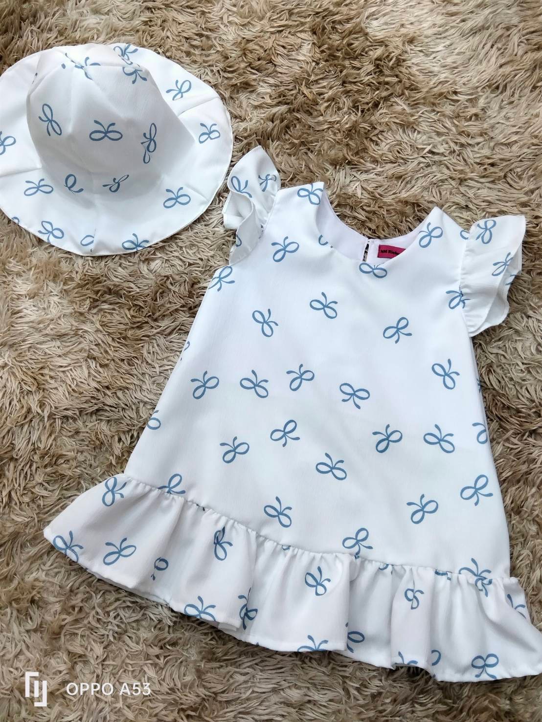 蝴蝶結洋裝＿含帽子