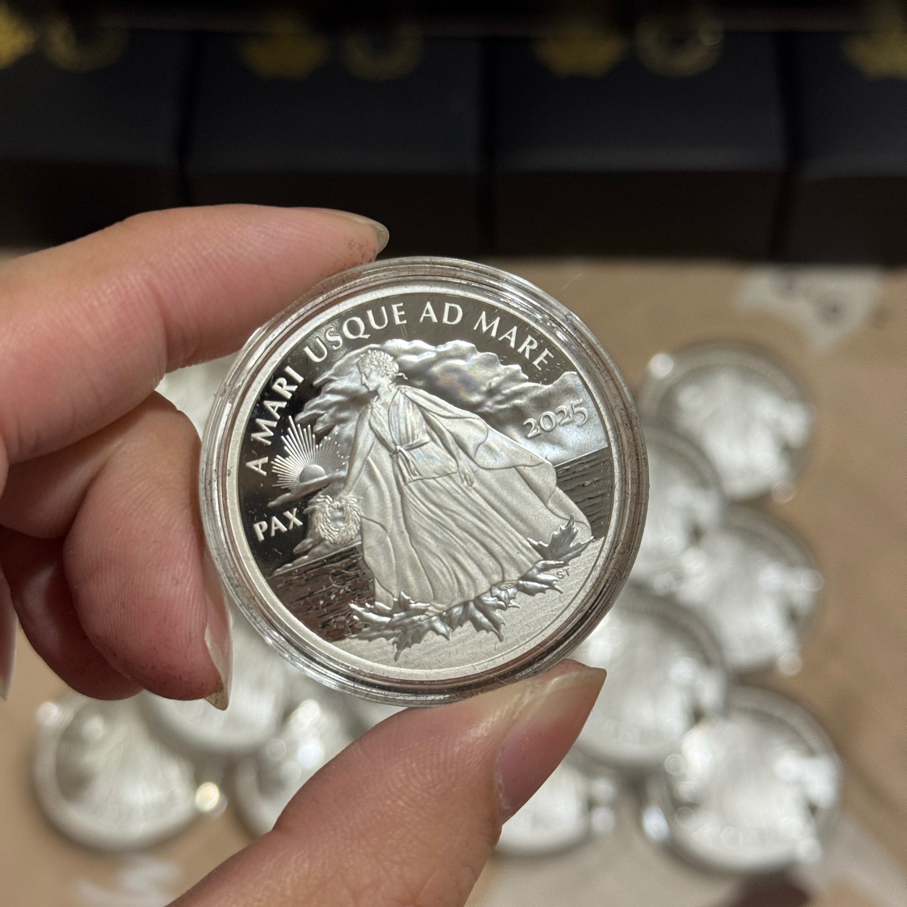 2025 RCM 和平女神 精鑄銀幣