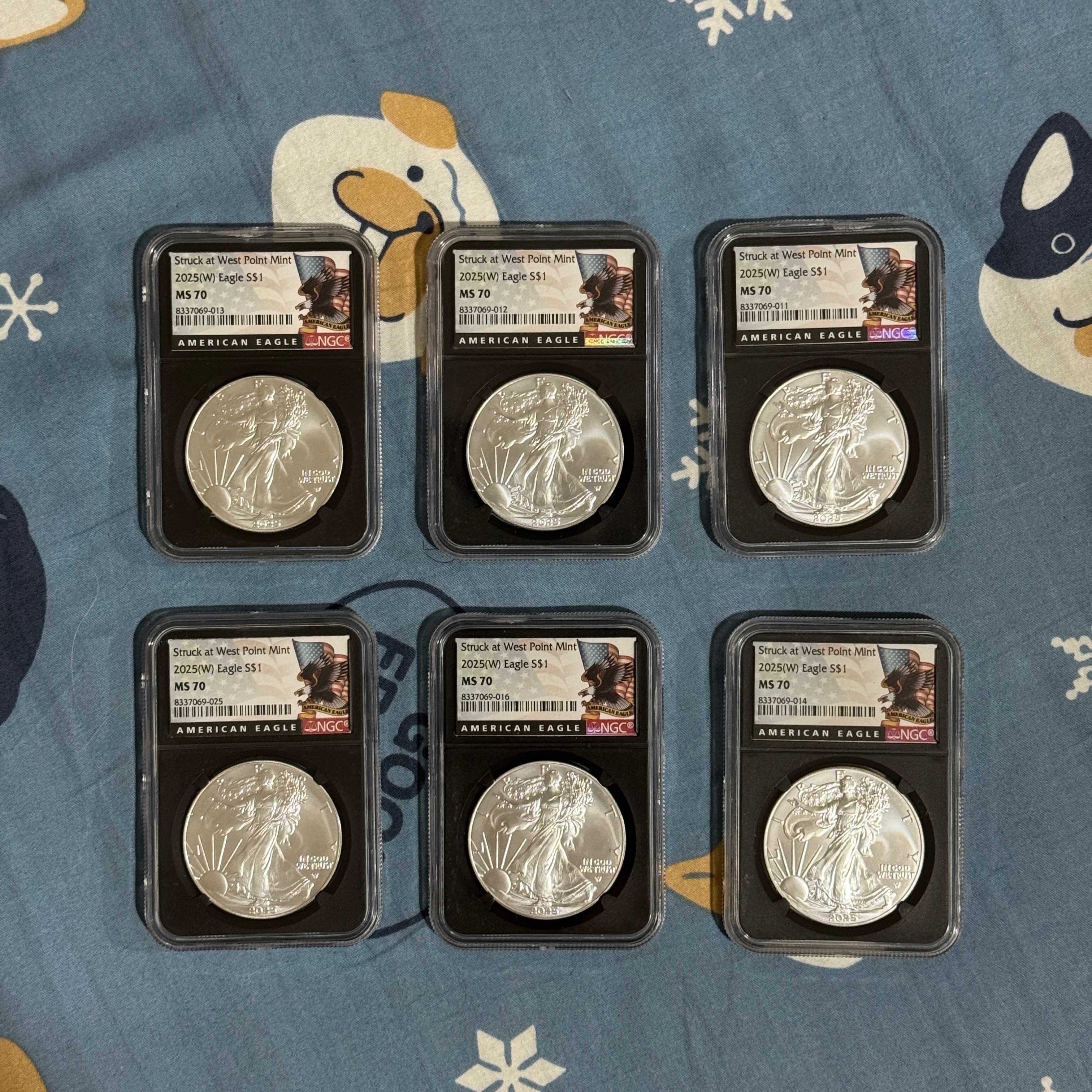 2025-W 美國鷹揚銀幣 NGC MS70