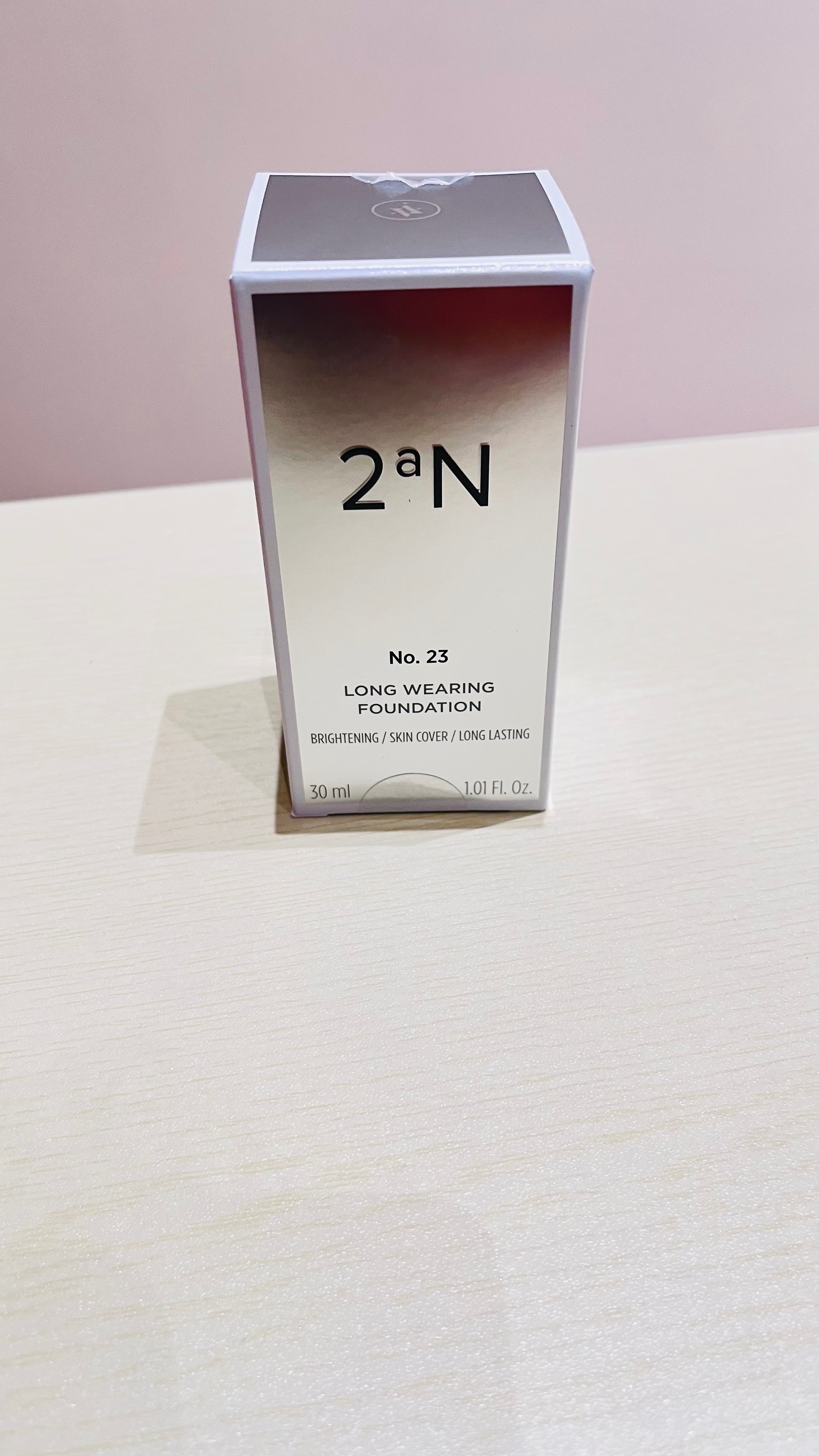 2aN 清透持妝粉底液 30ml