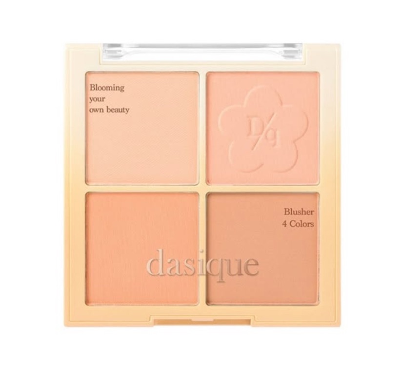 韓國Dasique四色腮紅盤