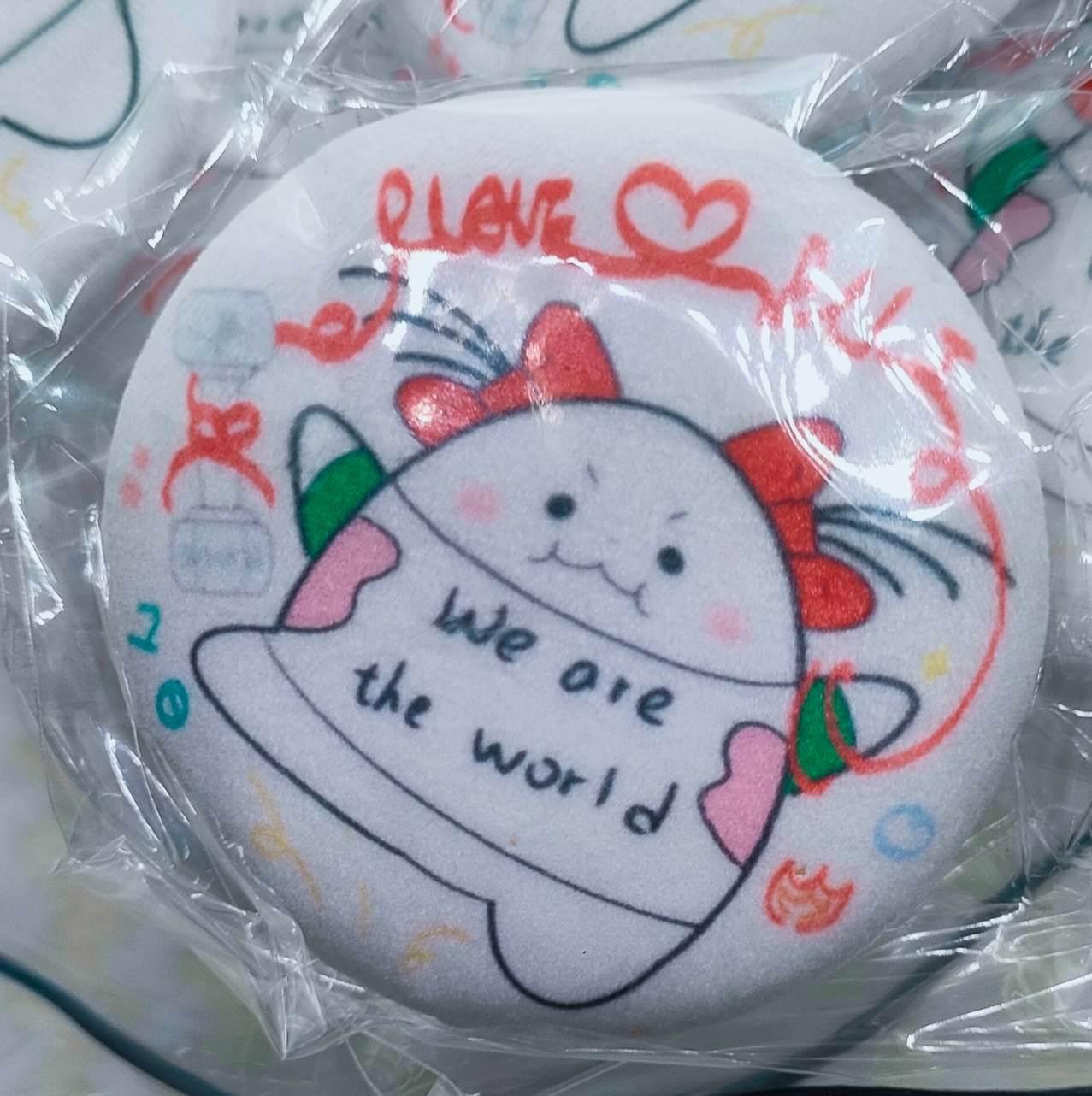 花花便條夾/PLLI毛絨徽章