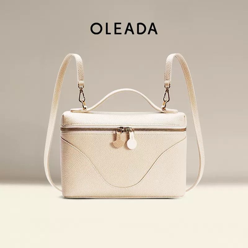 OLEADA 小方盒 可肩背後背斜背 防水皮革 [雲朵白] MINI Anchor Bag 船長包