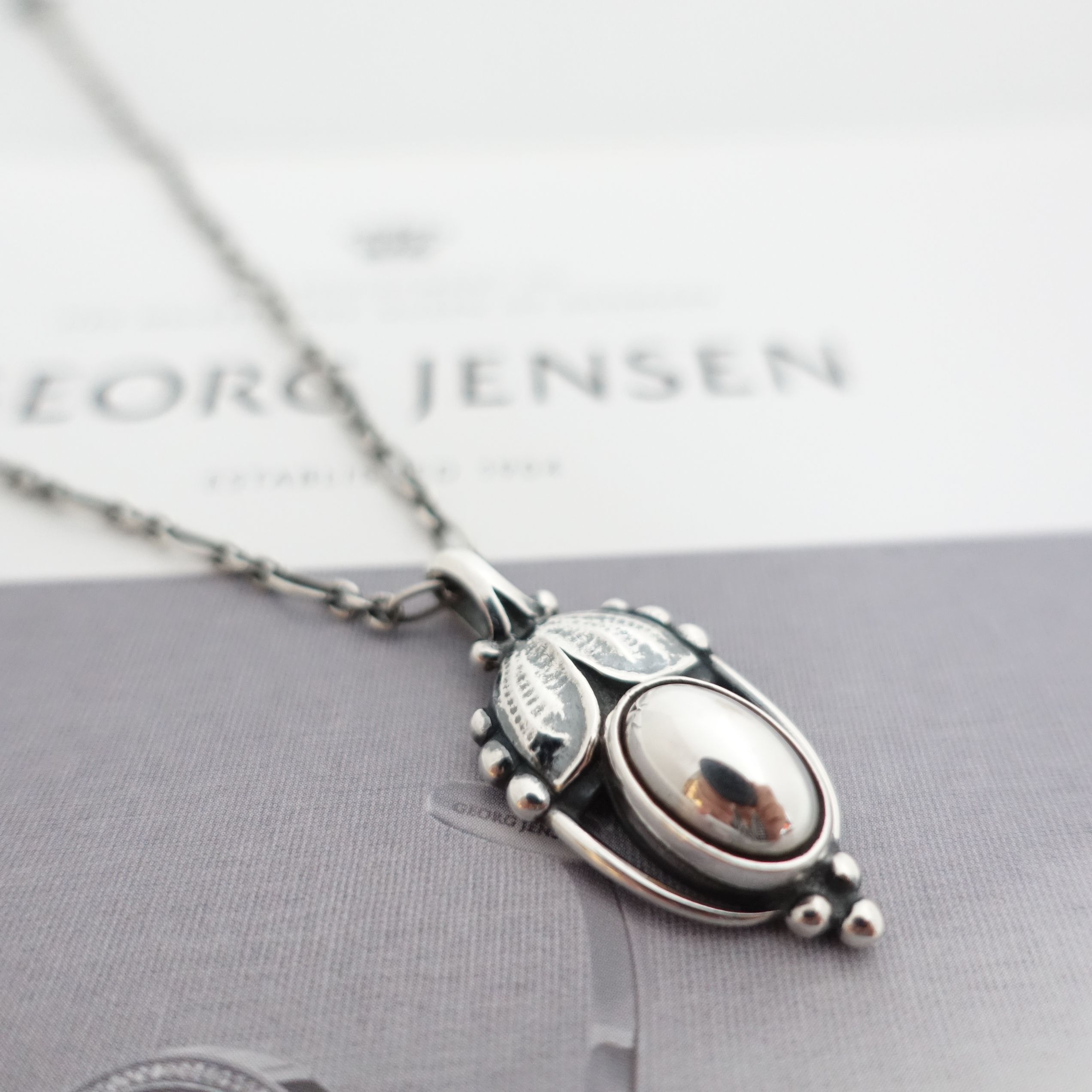 喬治傑生 GEORG JENSEN 2003 Heritage年度項鍊 首刻 純銀款