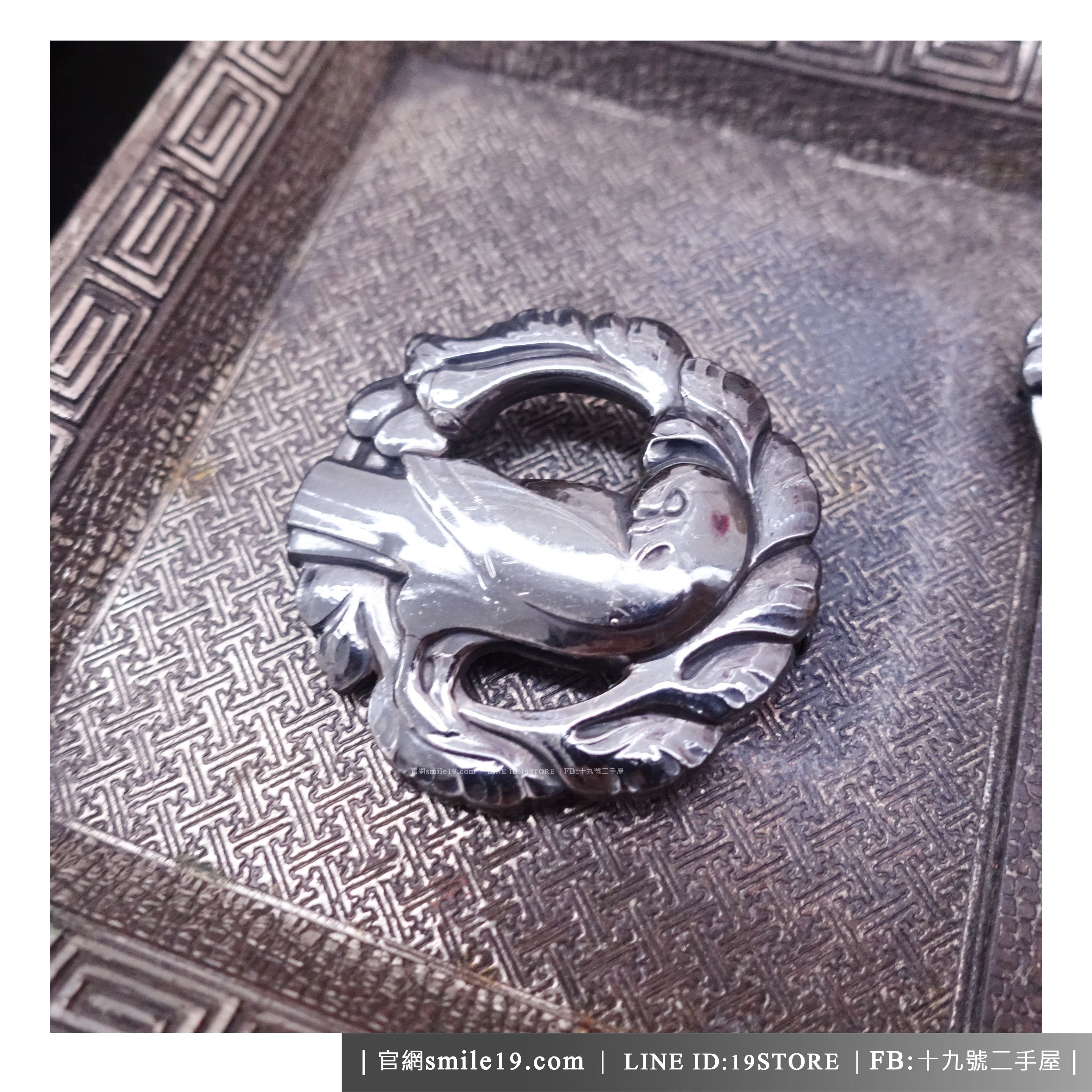 Vintage 喬治傑生 Georg Jensen brooch #123傑生之鴿 純銀胸針 台南GJ收藏迷