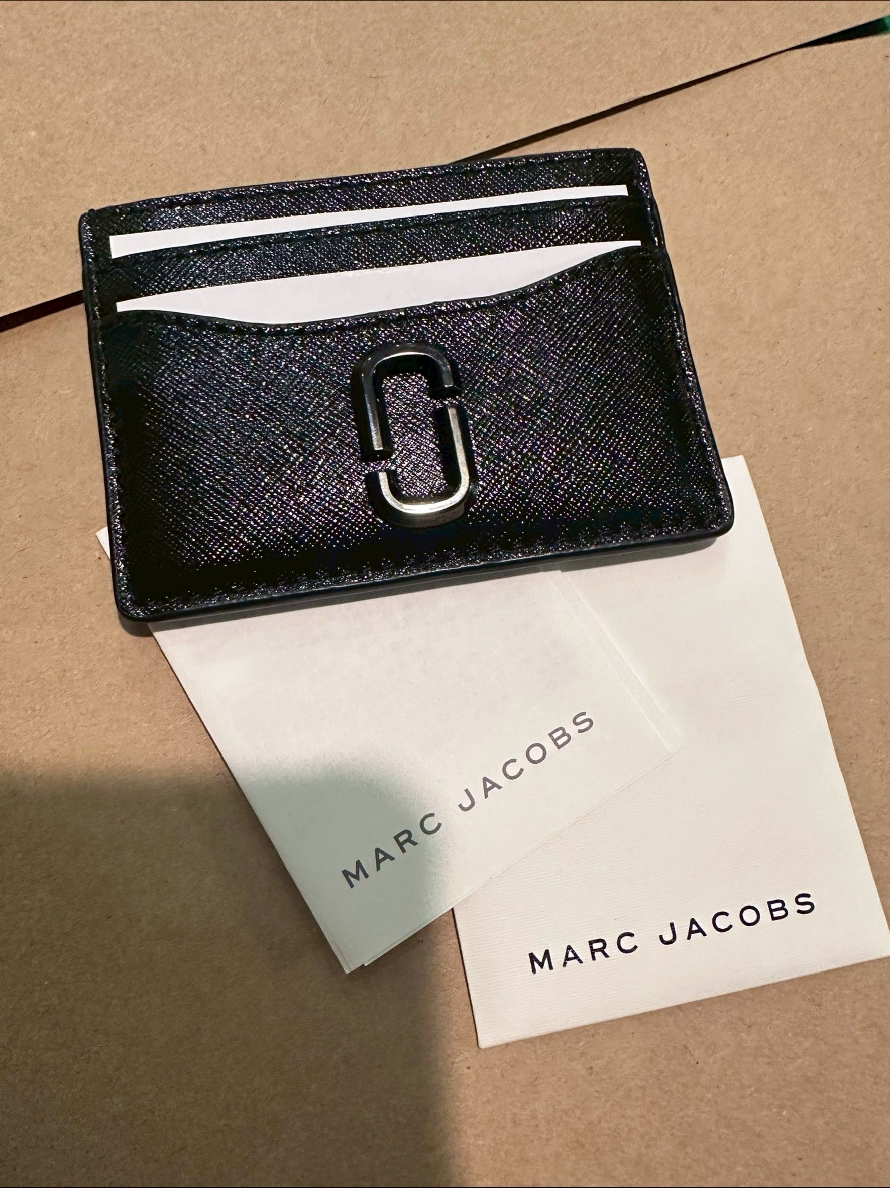 全新MARC JACOBS MJ馬克 THE UTILITY SNAPSHOT 防刮名片/卡片夾（黑）  現貨