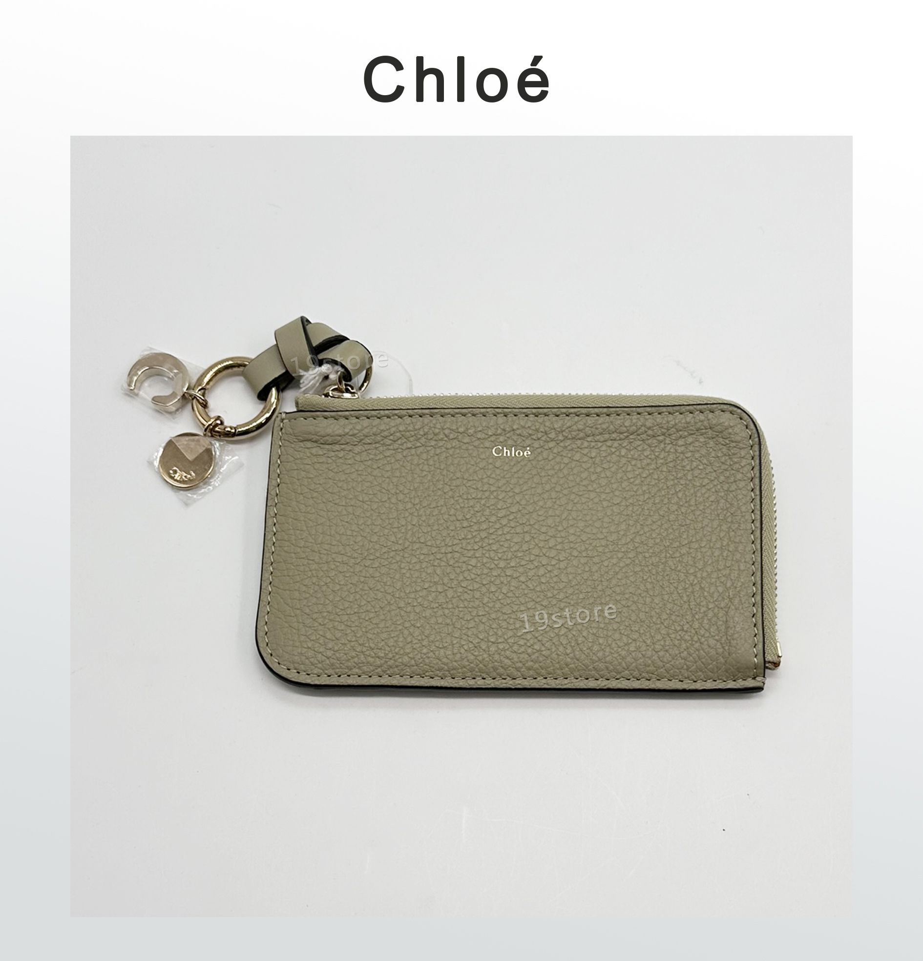 現貨  Chloe 蔻依 ALPHABET C LOGO 小牛皮卡片夾 零錢包  Card Holder