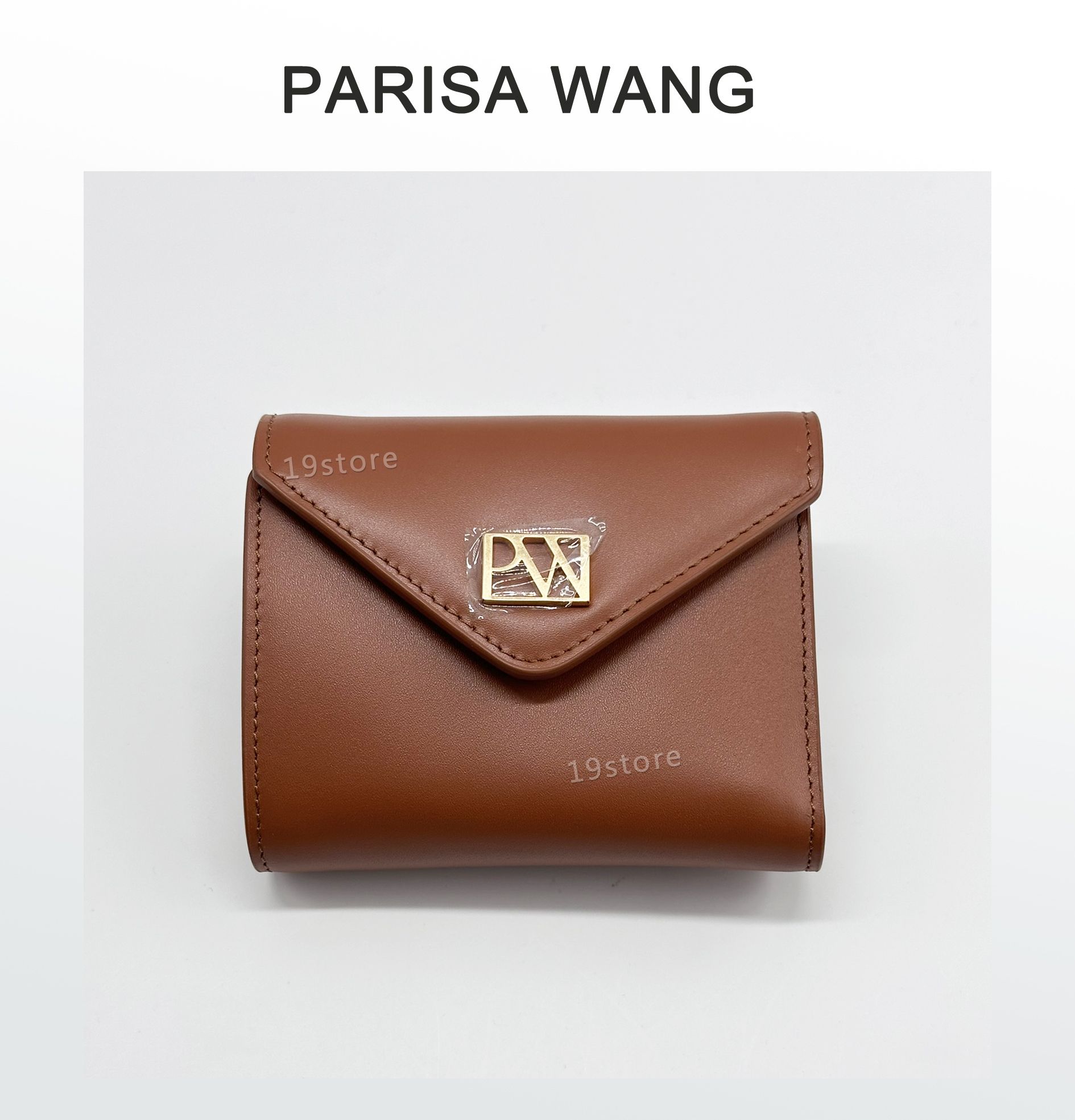 新古品 Parisa Wang  信封短夾 三折式 六卡 紐約小眾品牌