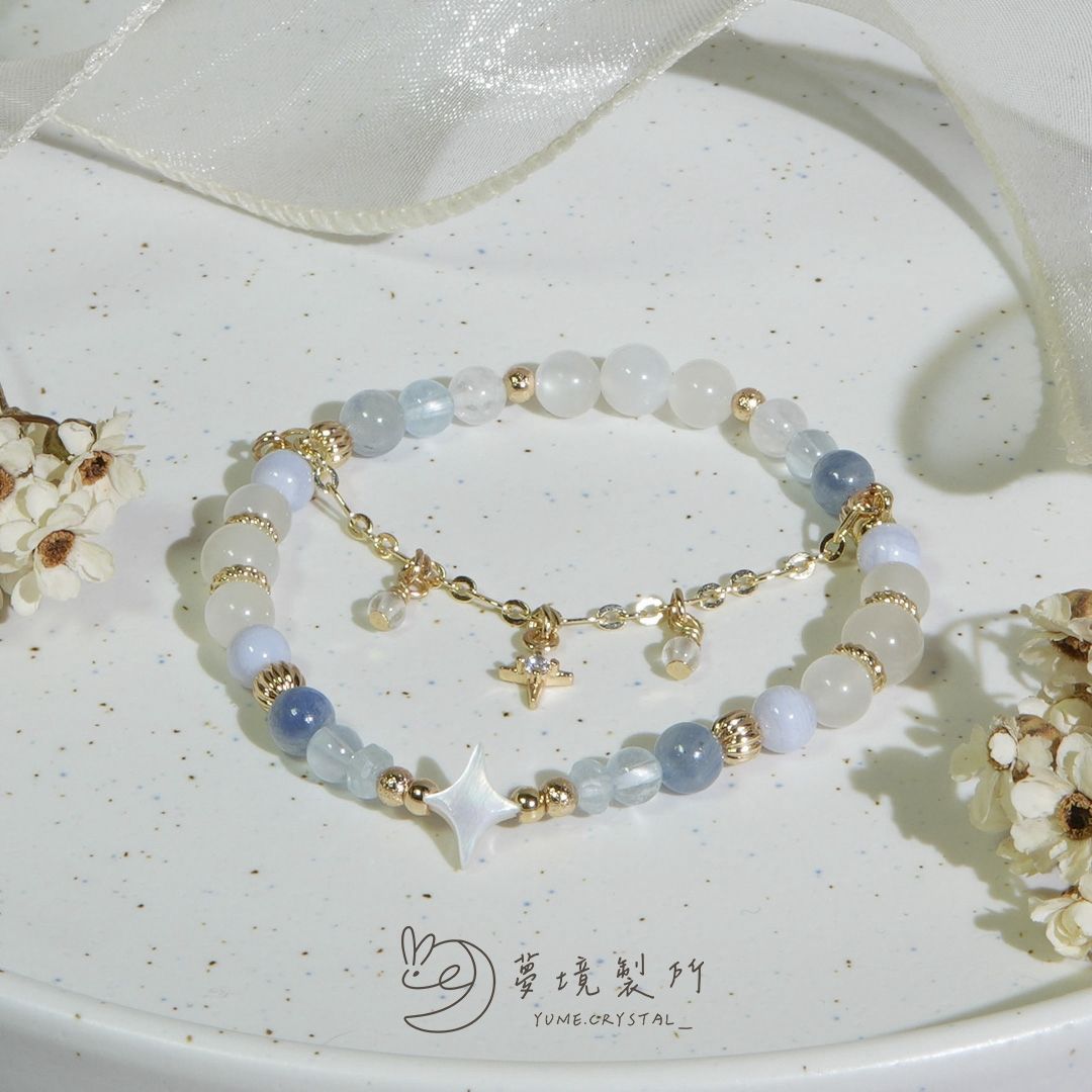 深海星芒⟡整圈鍊條款（白色）