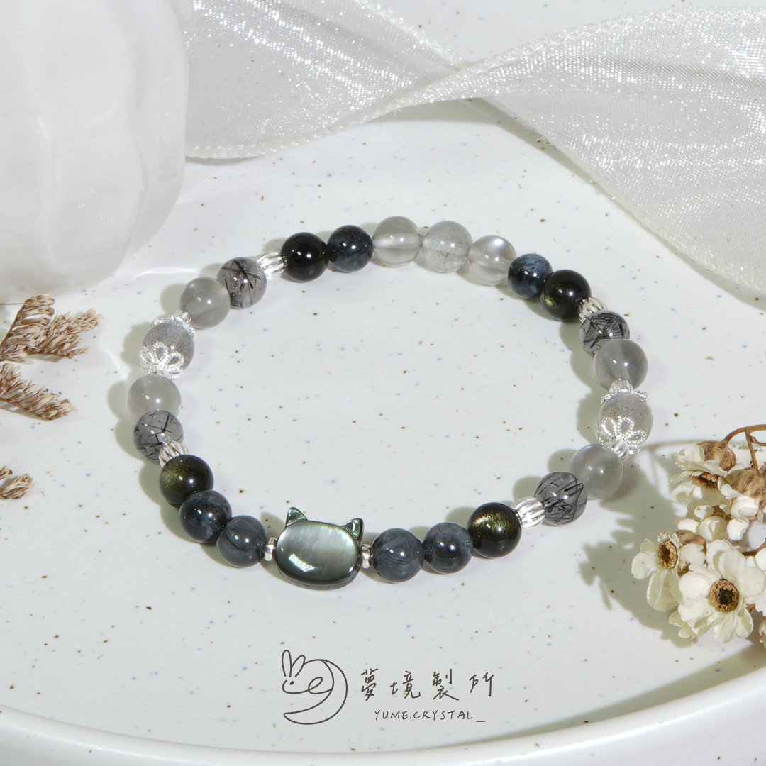 午後花園的貓⟡黑貓（整圈款）