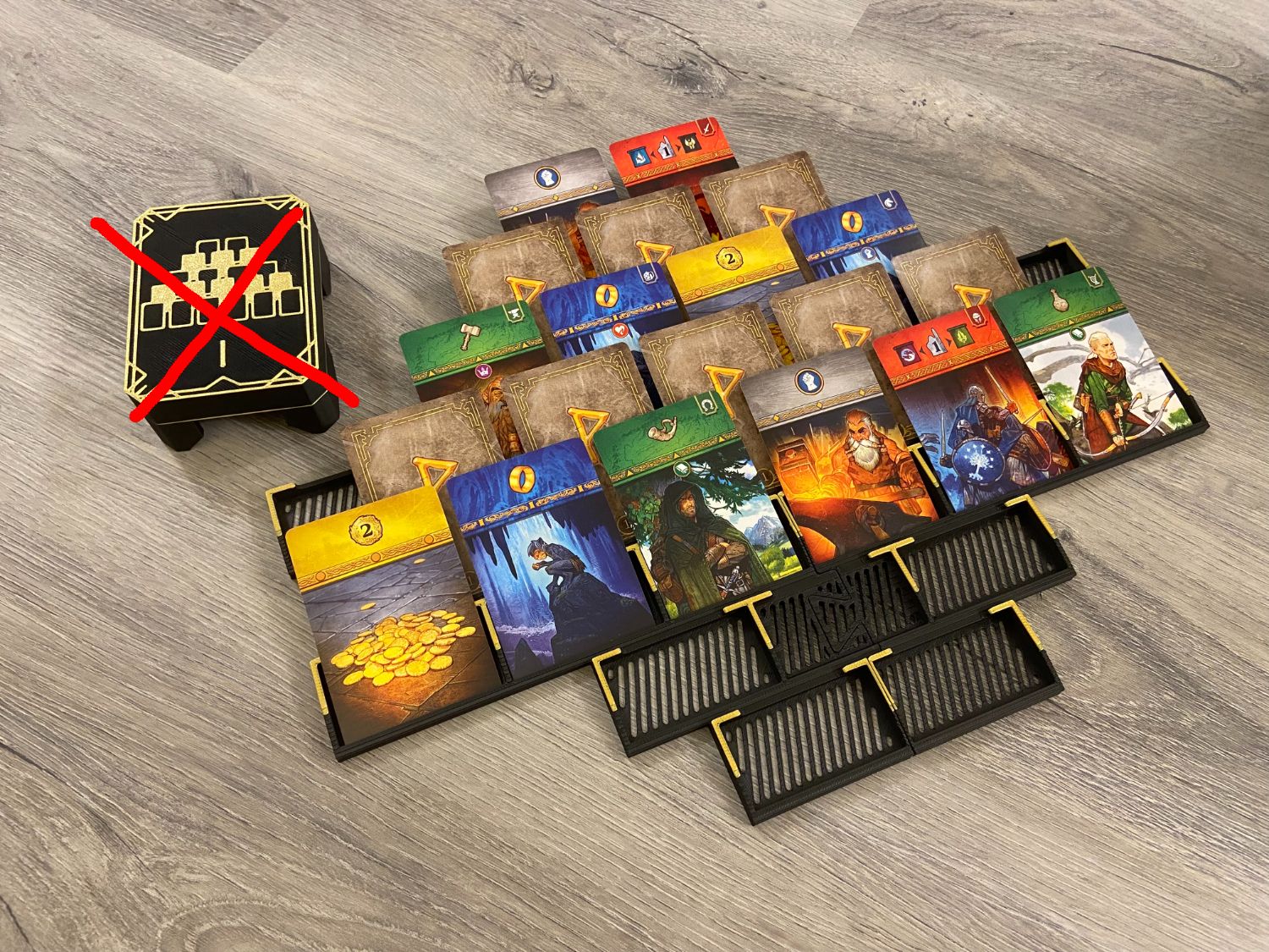 七大奇蹟: 魔戒中洲對決 卡牌托盤