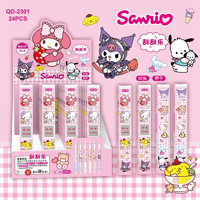 ✏️✨ 三麗鷗卡通角色中性筆組｜寫字也要可愛爆棚！ ✨✏️