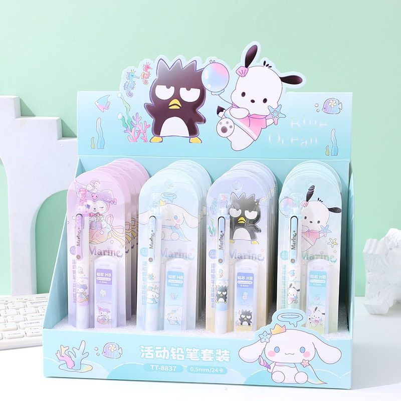 ✏️🧸 三麗鷗正版角色｜0.5mm活動鉛筆套裝 🧁🎀