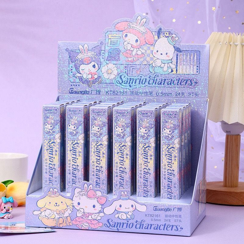 ✨🖊️ Sanrio Characters 按動亮片中性筆｜0.5mm 閃閃夢幻登場！ 🖊️✨