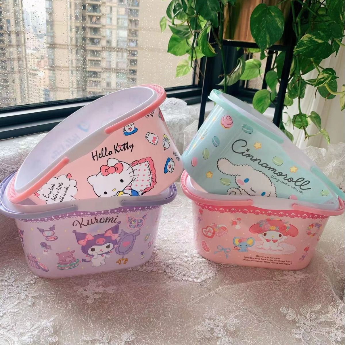 💢三麗鷗傲嬌系提籃｜Hello Kitty／酷洛米/美樂蒂/大耳狗💢